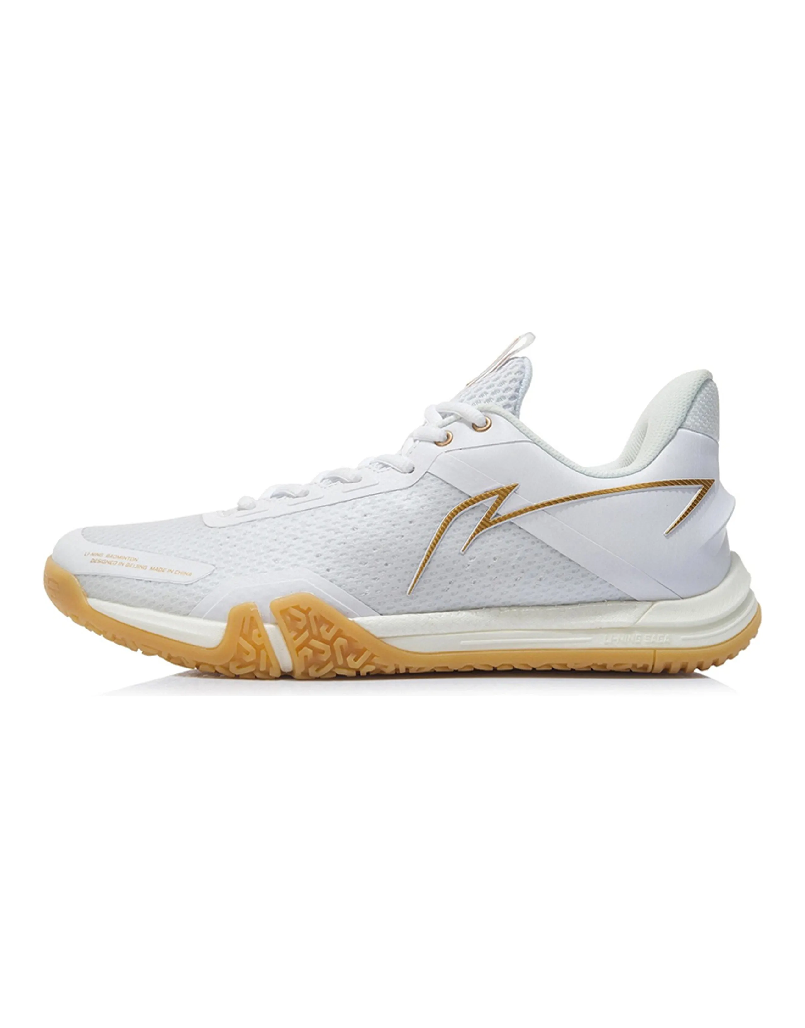 LiNing Flying Close To The Ground SE Cushioning Anti-Slip Wear-Resistant Breathability Low-Top Badminton Shoes White