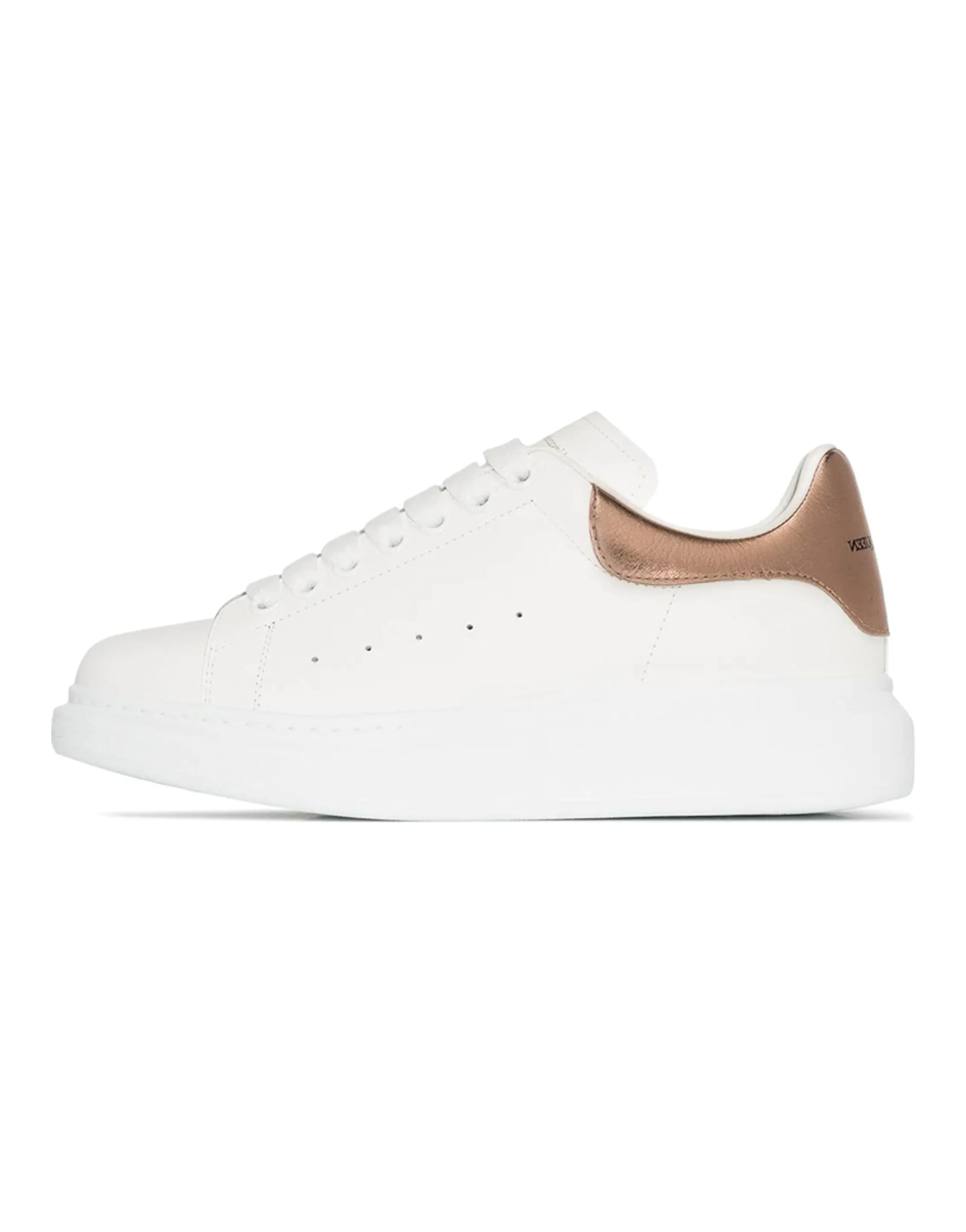 Alexander McQueen Oversized White Rose Gold Women's
