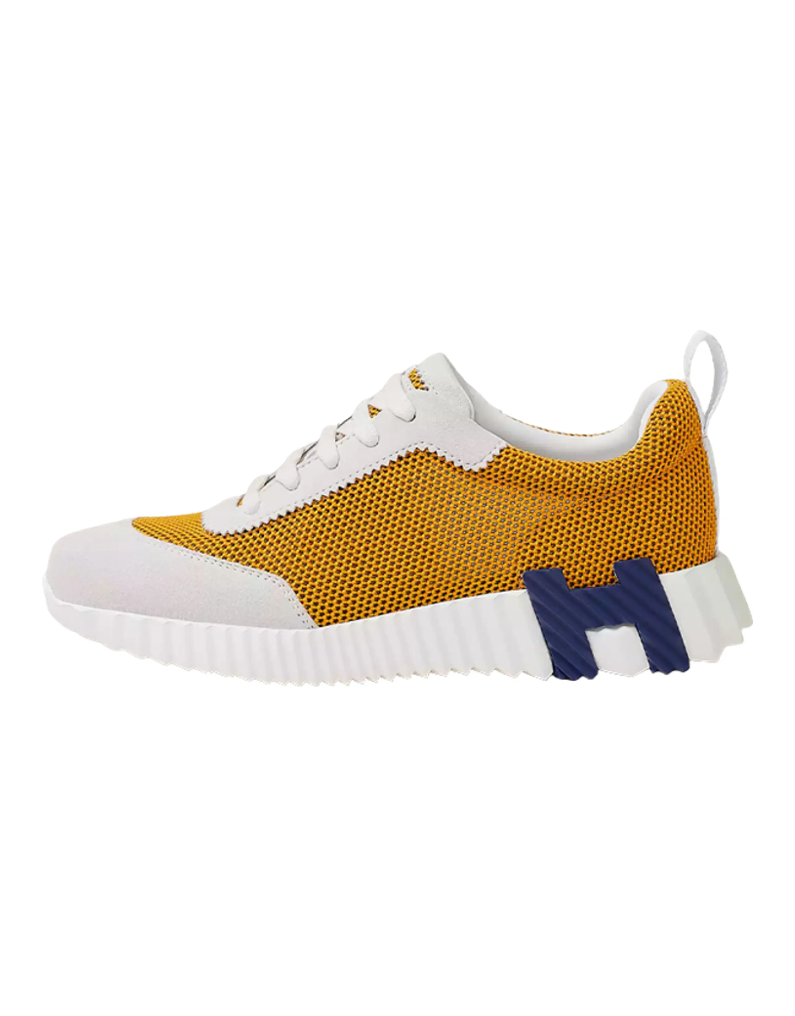 HERMES Bouncing Slip-Resistant Low-Top Casual Shoes Women's Yellow