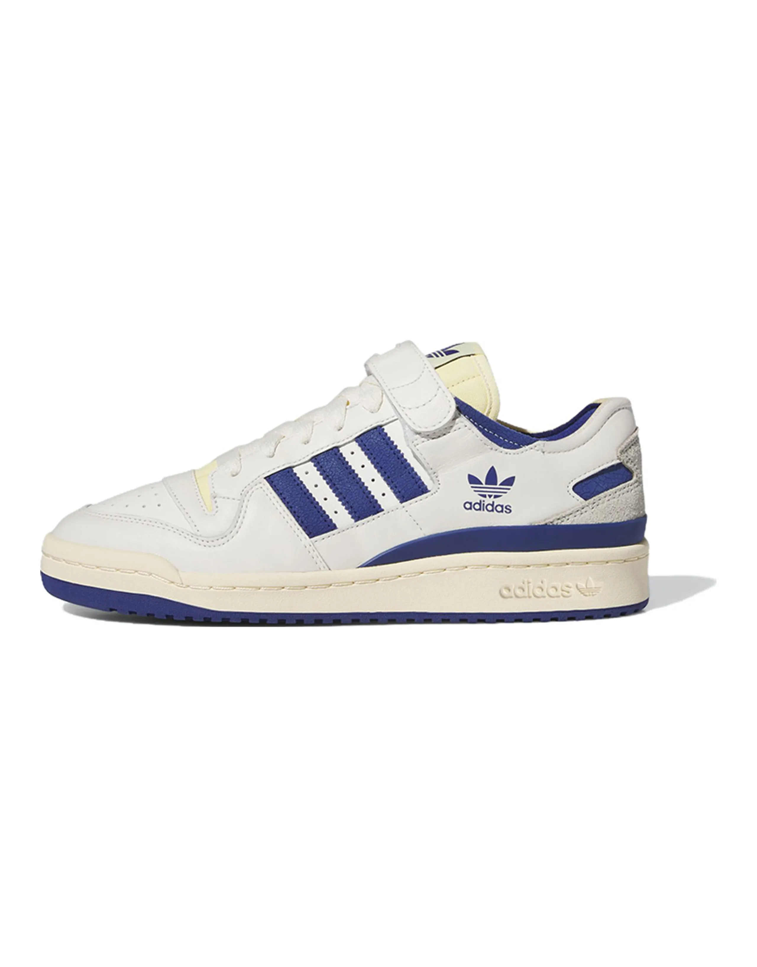 Adidas Originals Forum 84 Low White Victory Blue Easy Yellow