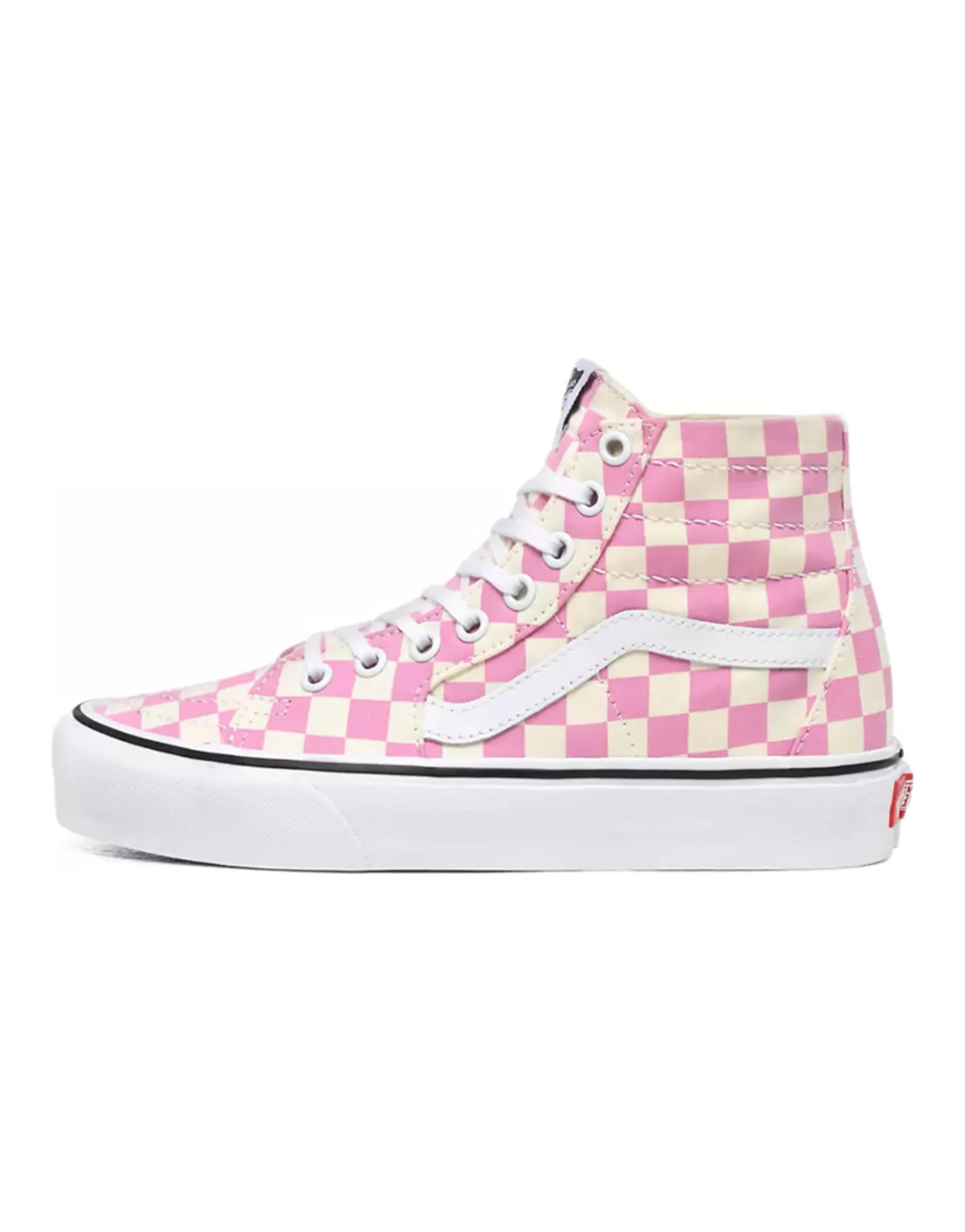 Vans Checkerboard SK8 HI Tapered Shoes Pink Women's