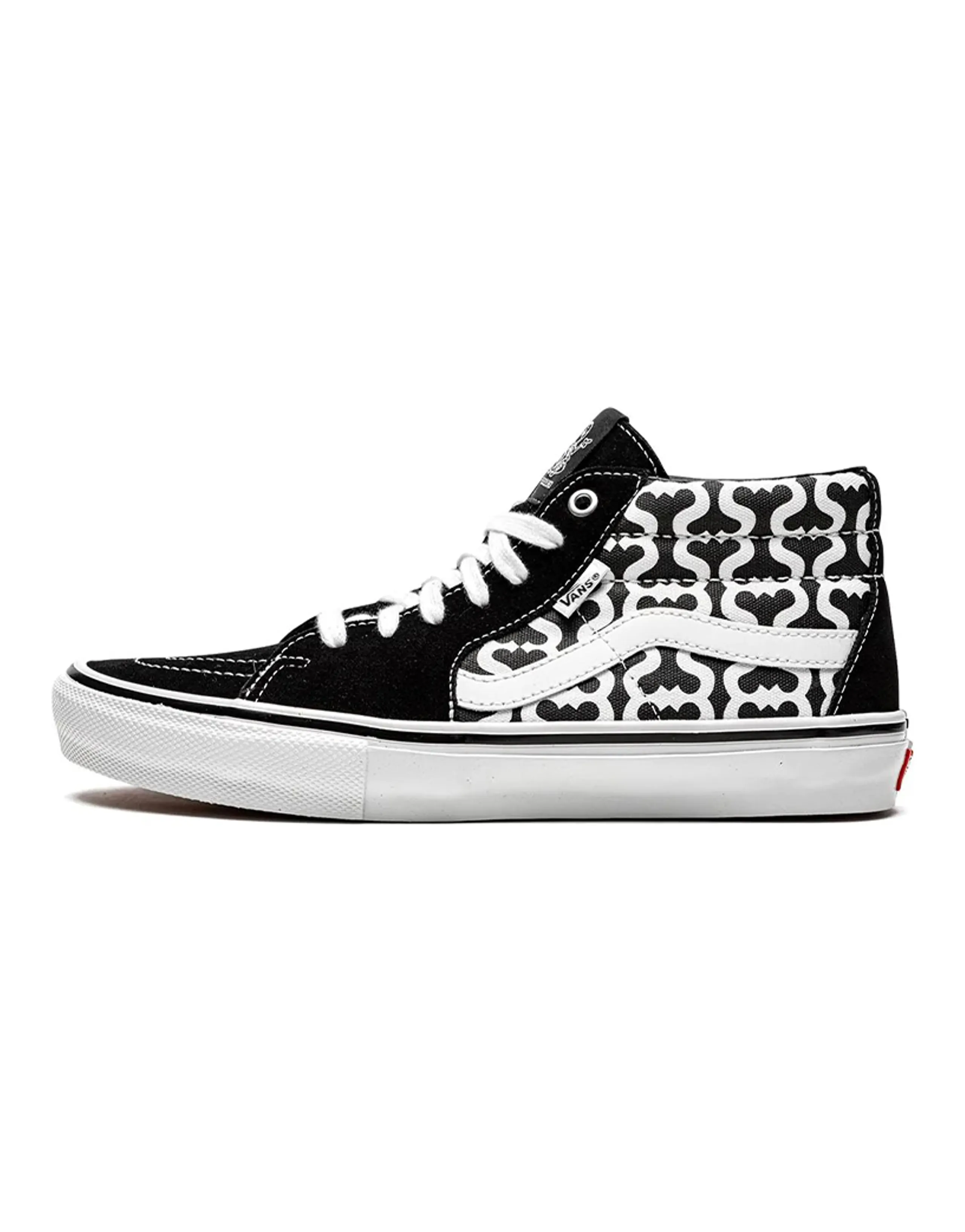 Vans Skate Grosso Mid Supreme Monogram S Logo Black
