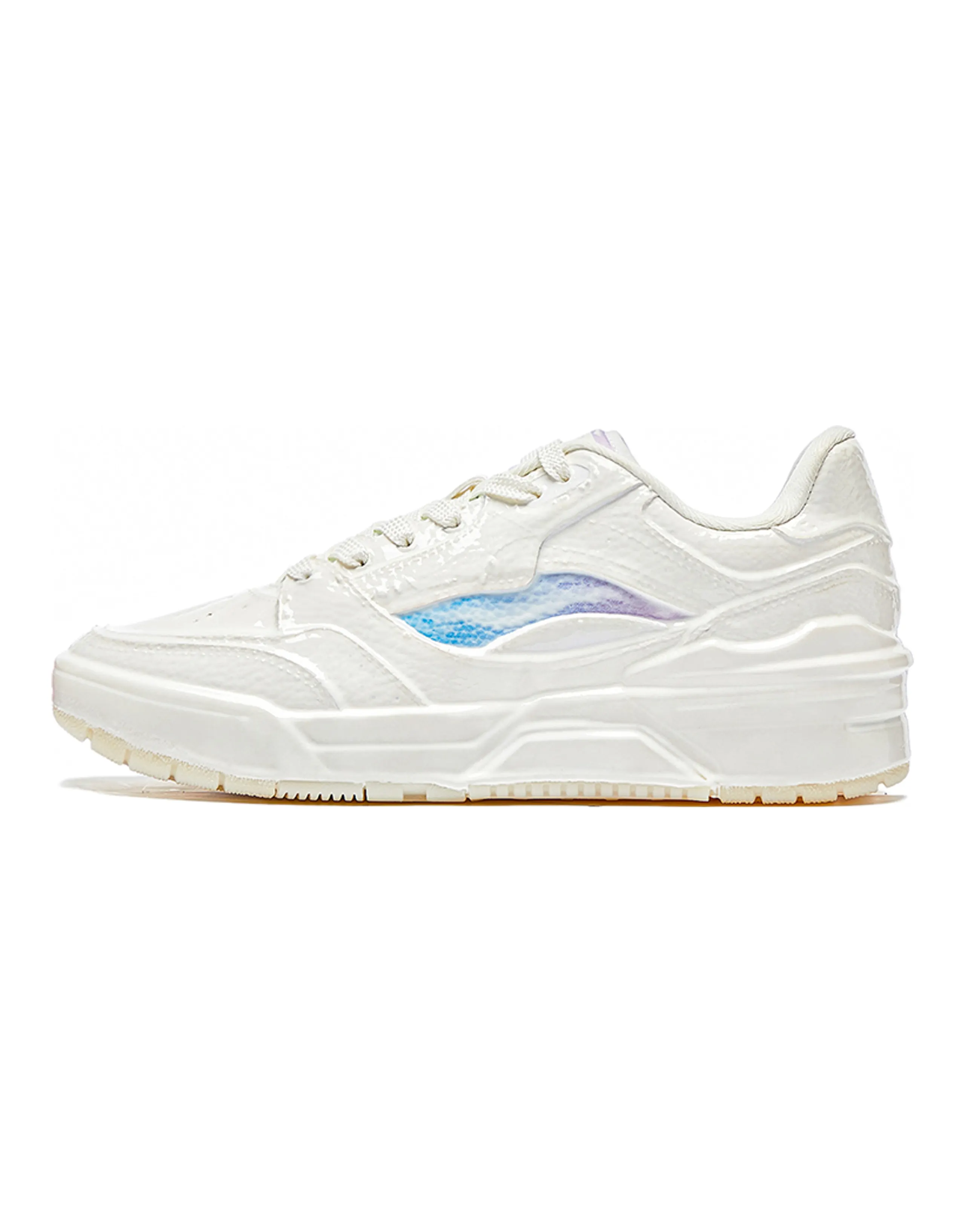 LiNing RSR 101 Low-Top Skateboard Shoes Women's Mist White