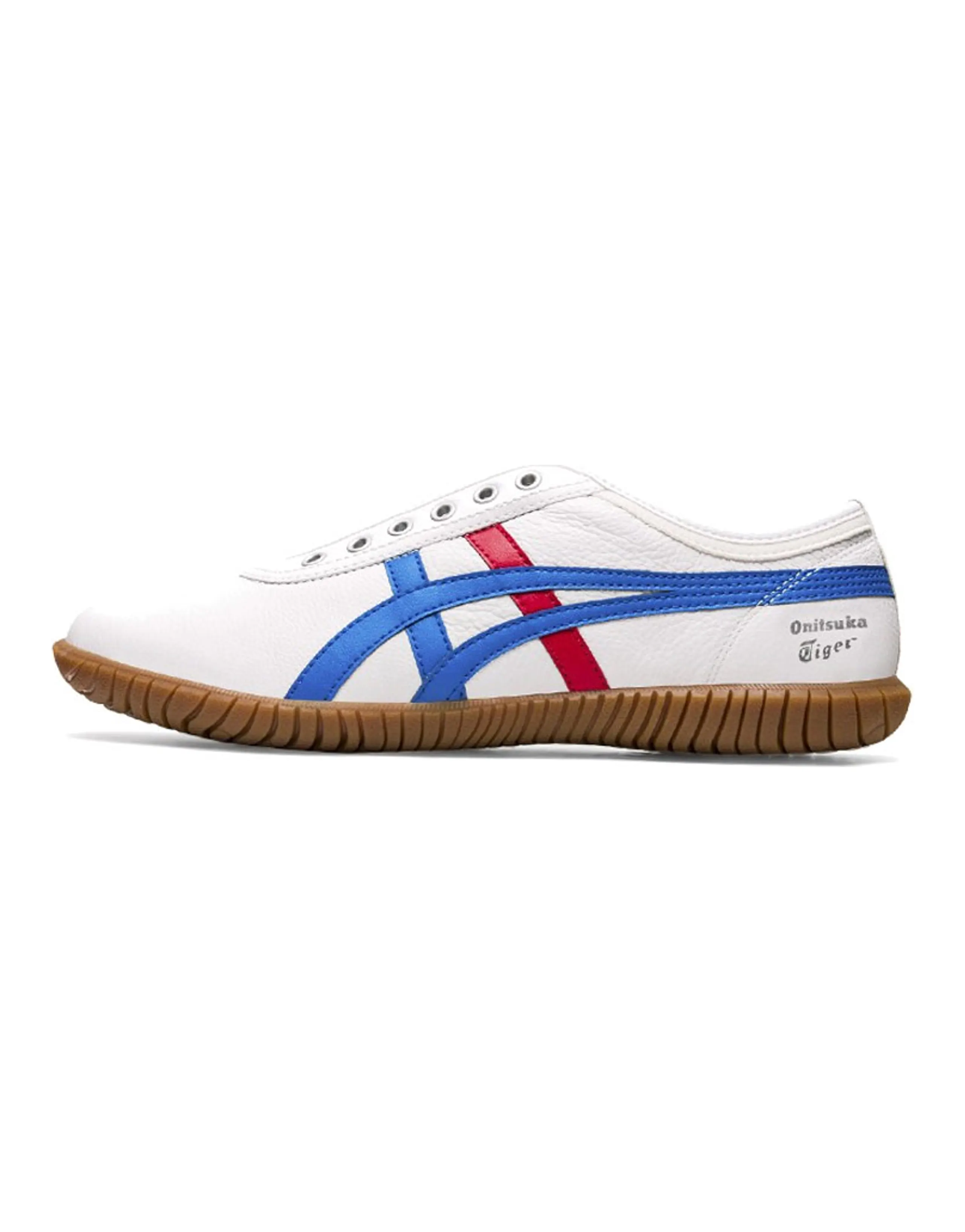 Onitsuka Tiger Tsunahiki Slip on White Blue