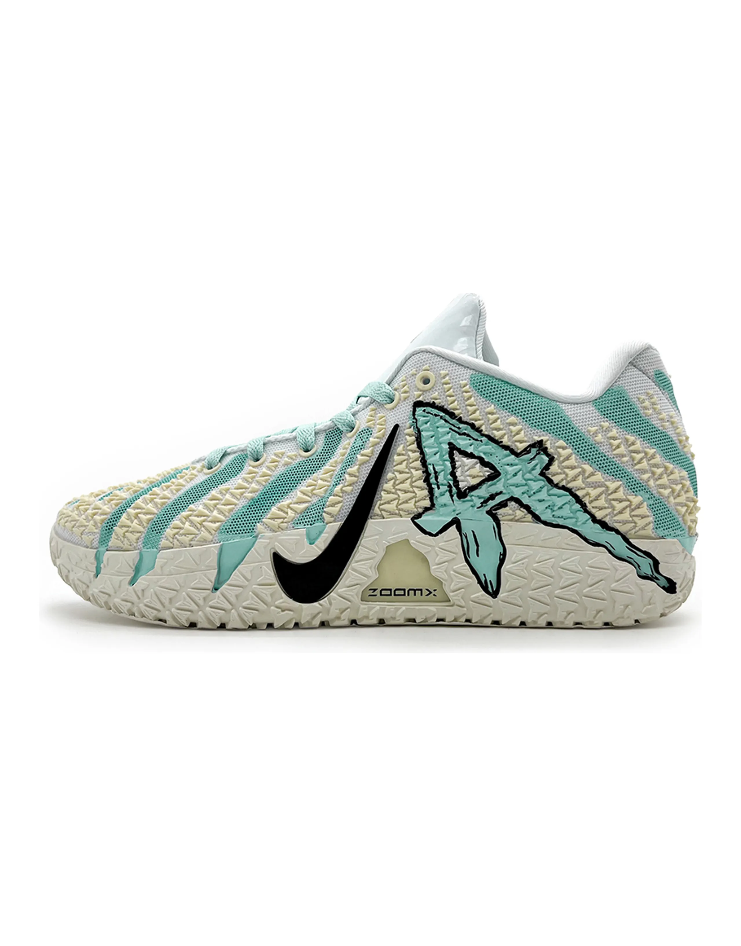 Custom Sneakers Nike Ja 3 Morant Third Generation Blue Shadow Speed Slip-Resistant Wear-Resistant Lightweight Comfortable Versatile Responsive Grip Basketball Shoes Unisex
