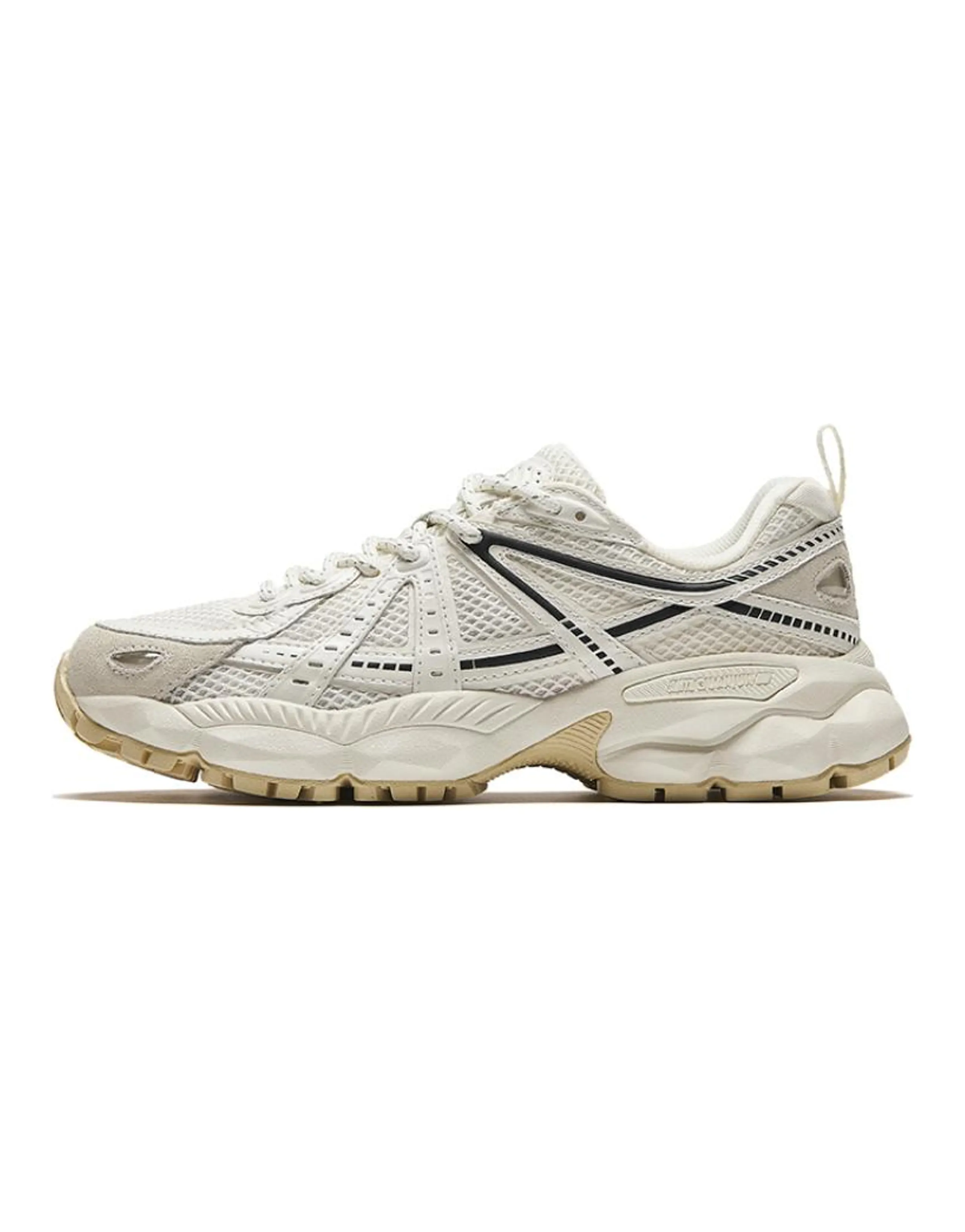 Anta Champion Series Cushioned Slip-Resistant Low-Top Casual Shoes Women's White Black