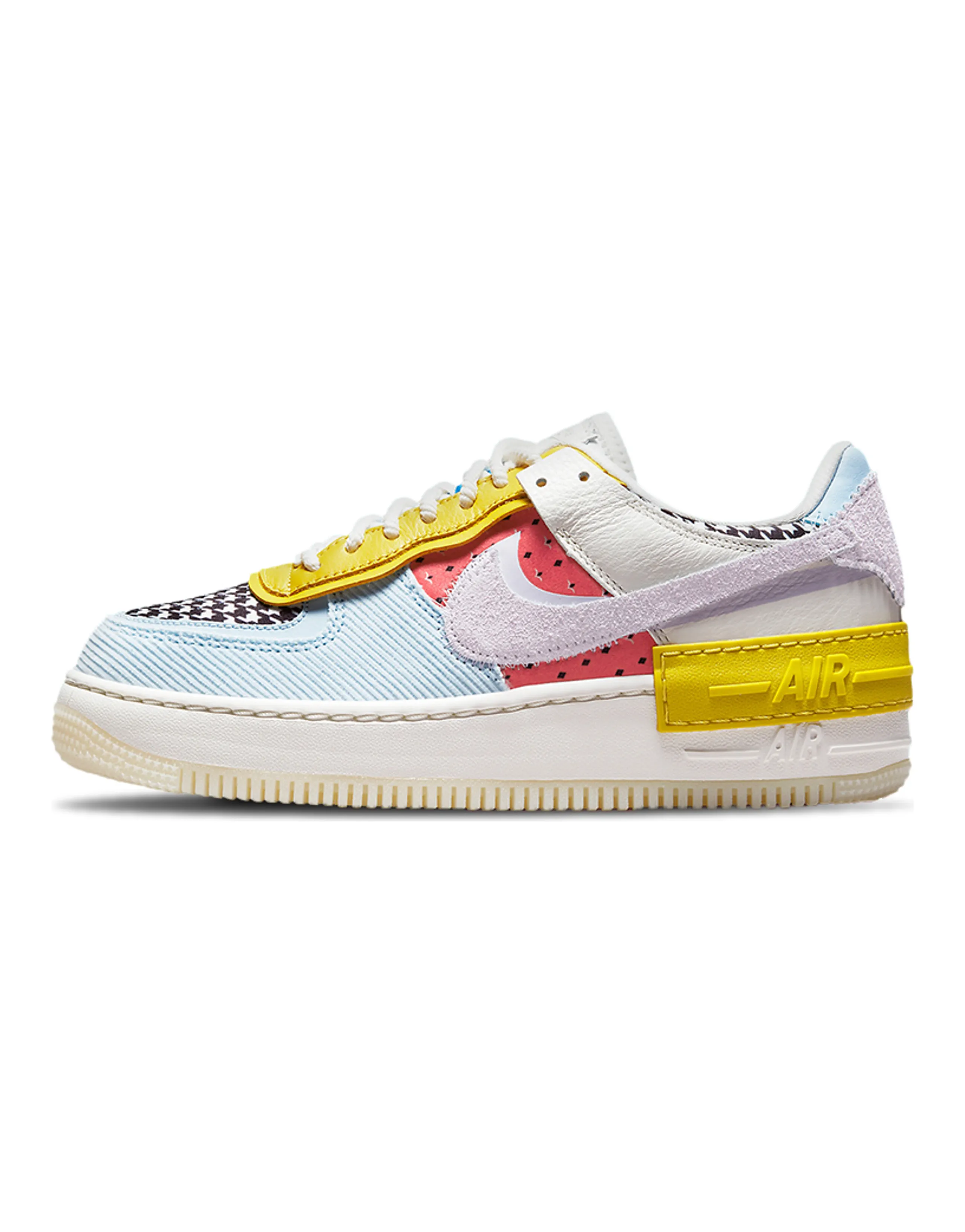 Nike Air Force 1 Low Shadow Multi Print Houndstooth Women's