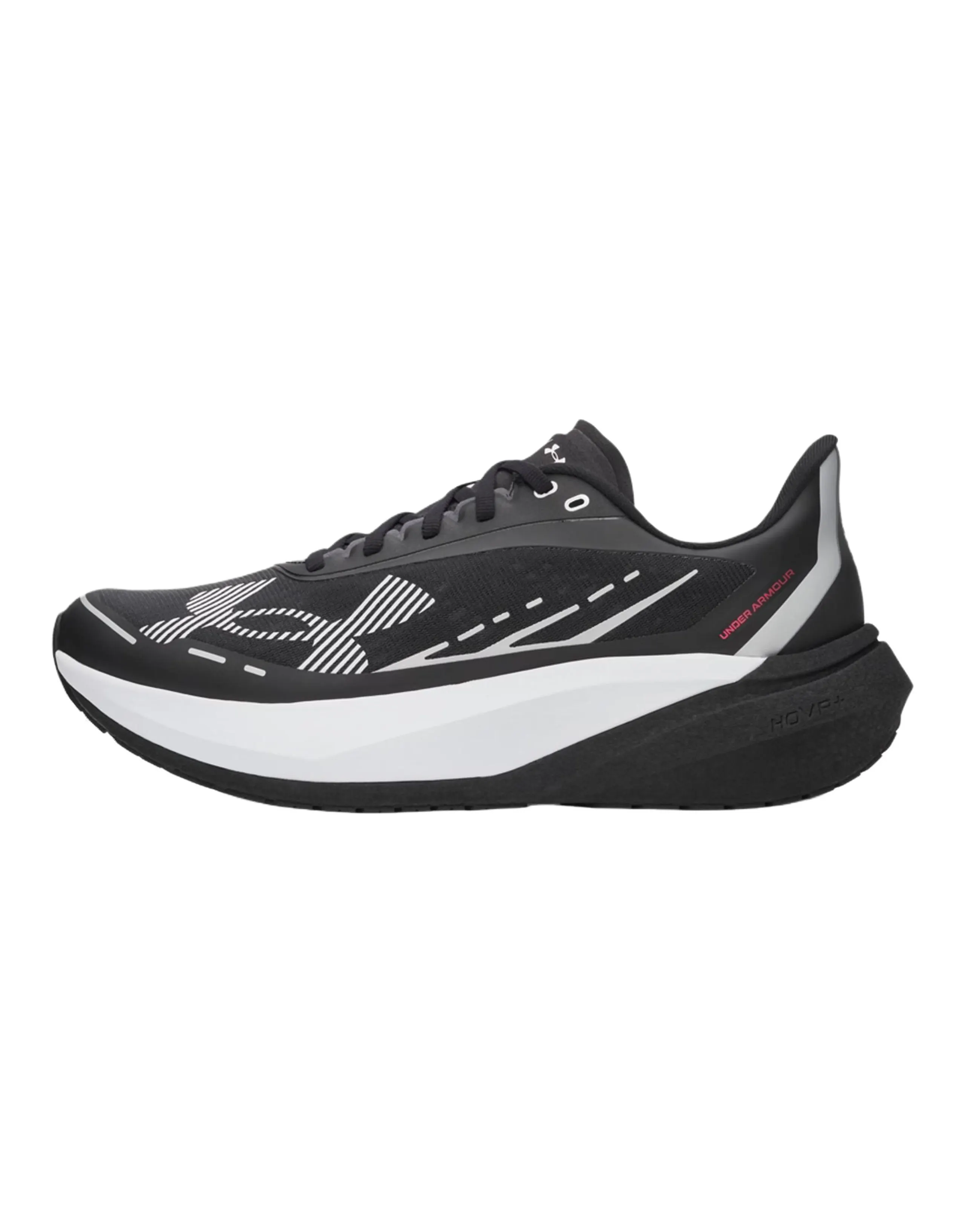 Under Armour Velociti Distance Comfortable Fit Breathable Running Shoes Men's Black White