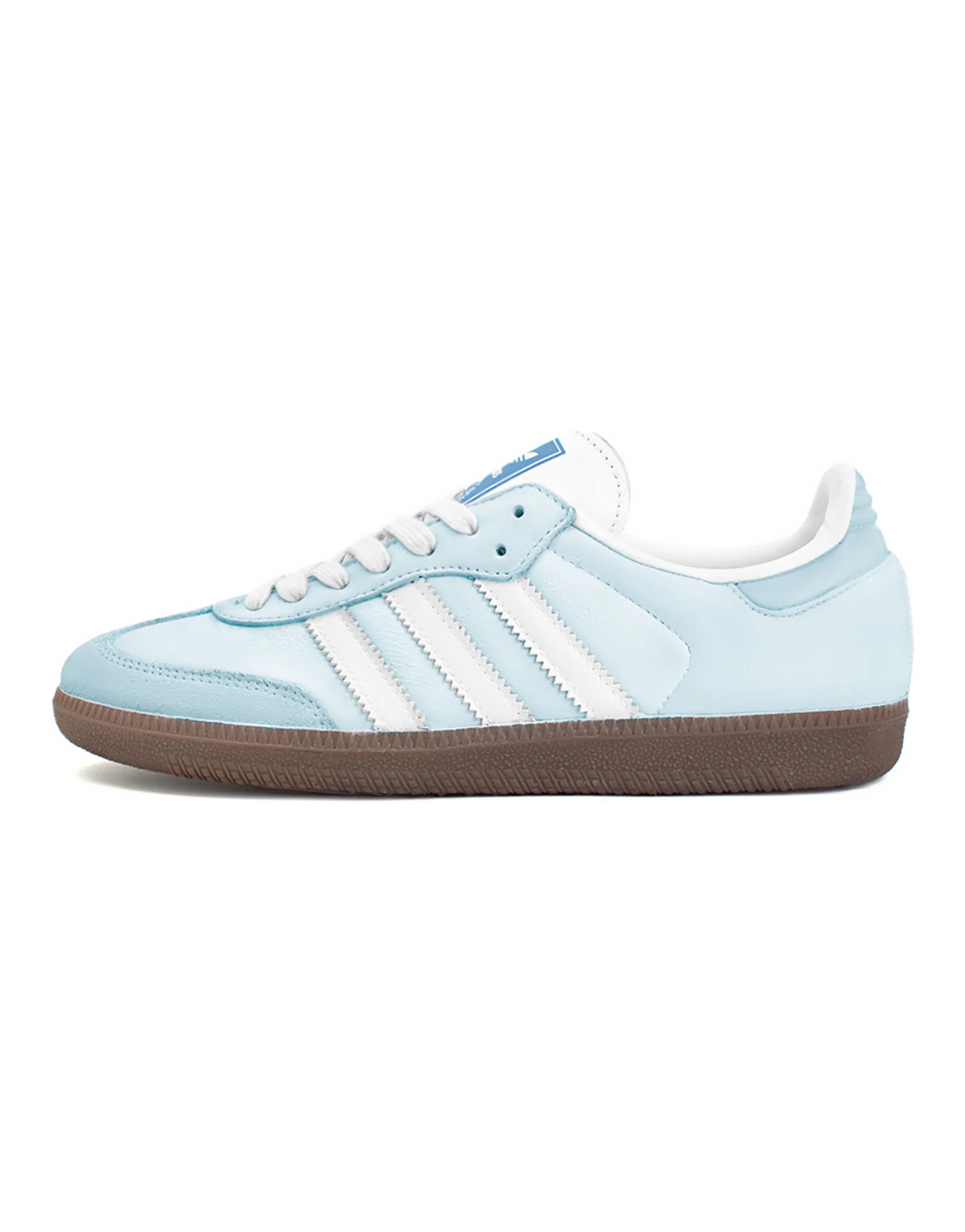 Adidas Originals SAMBA OG Wear-Resistant Low-Top Skateboard Shoes Unisex Blue White