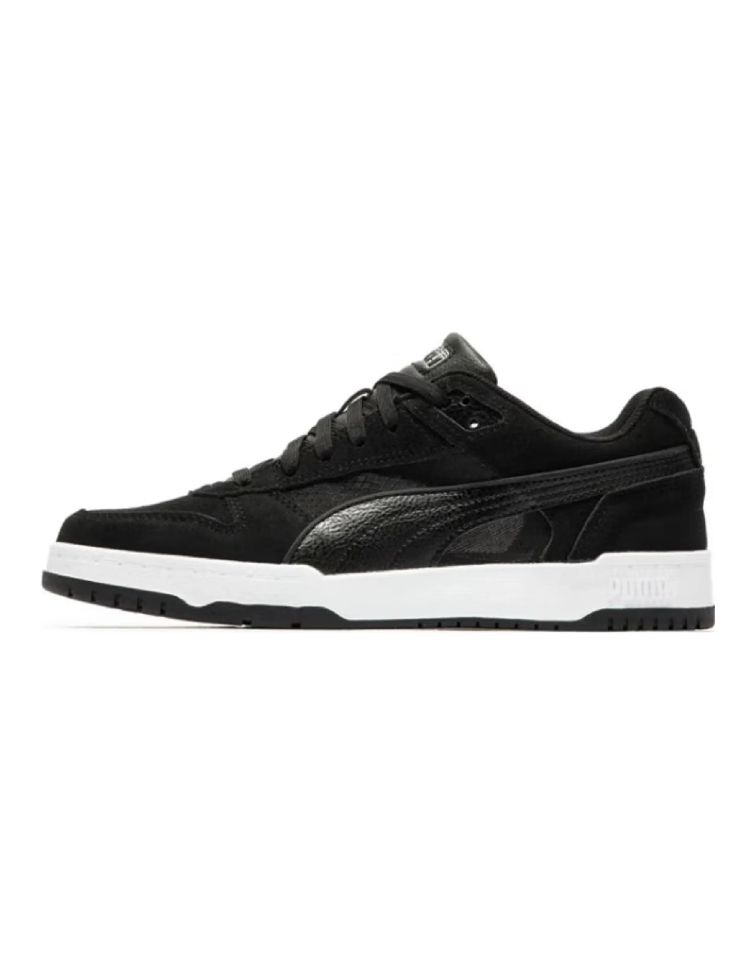 PUMA Anti-Slip Wear-Resistant Low-Top Skateboard Shoes Unisex Black
