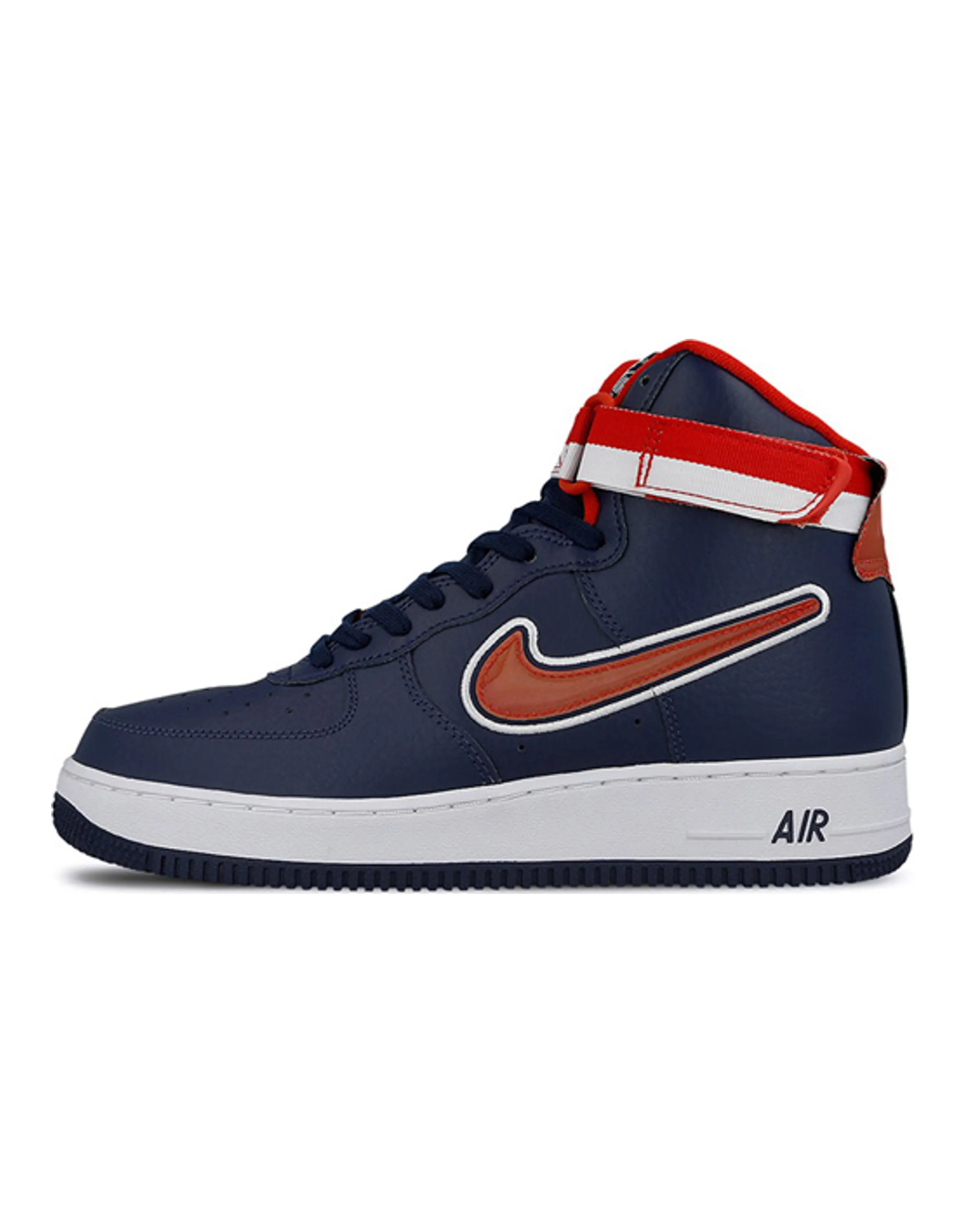 Nike Air Force 1 High Sport Nba Midnight Navy University Red