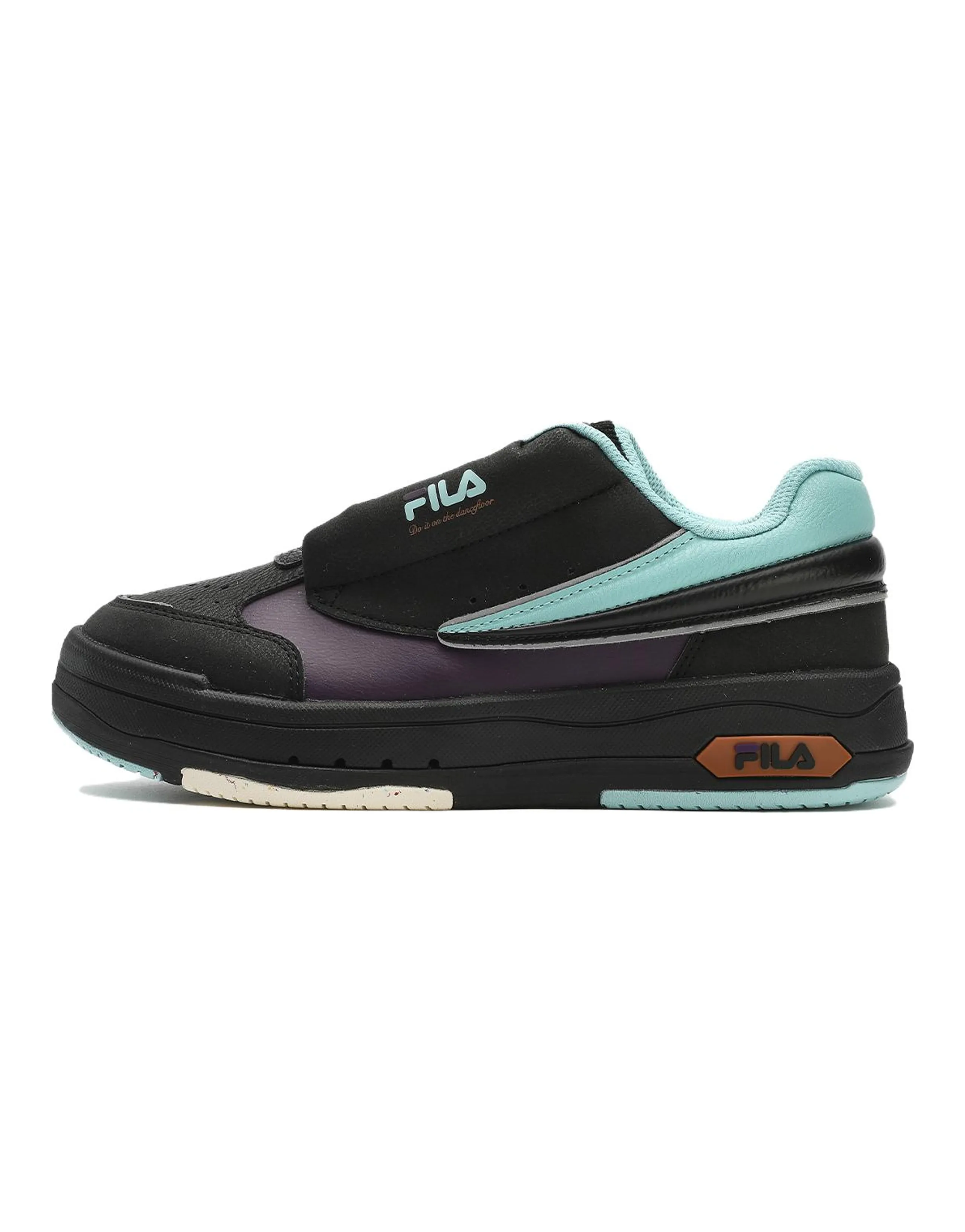 FILA Mix Low Skate Shoes 'Black Blue' Women's