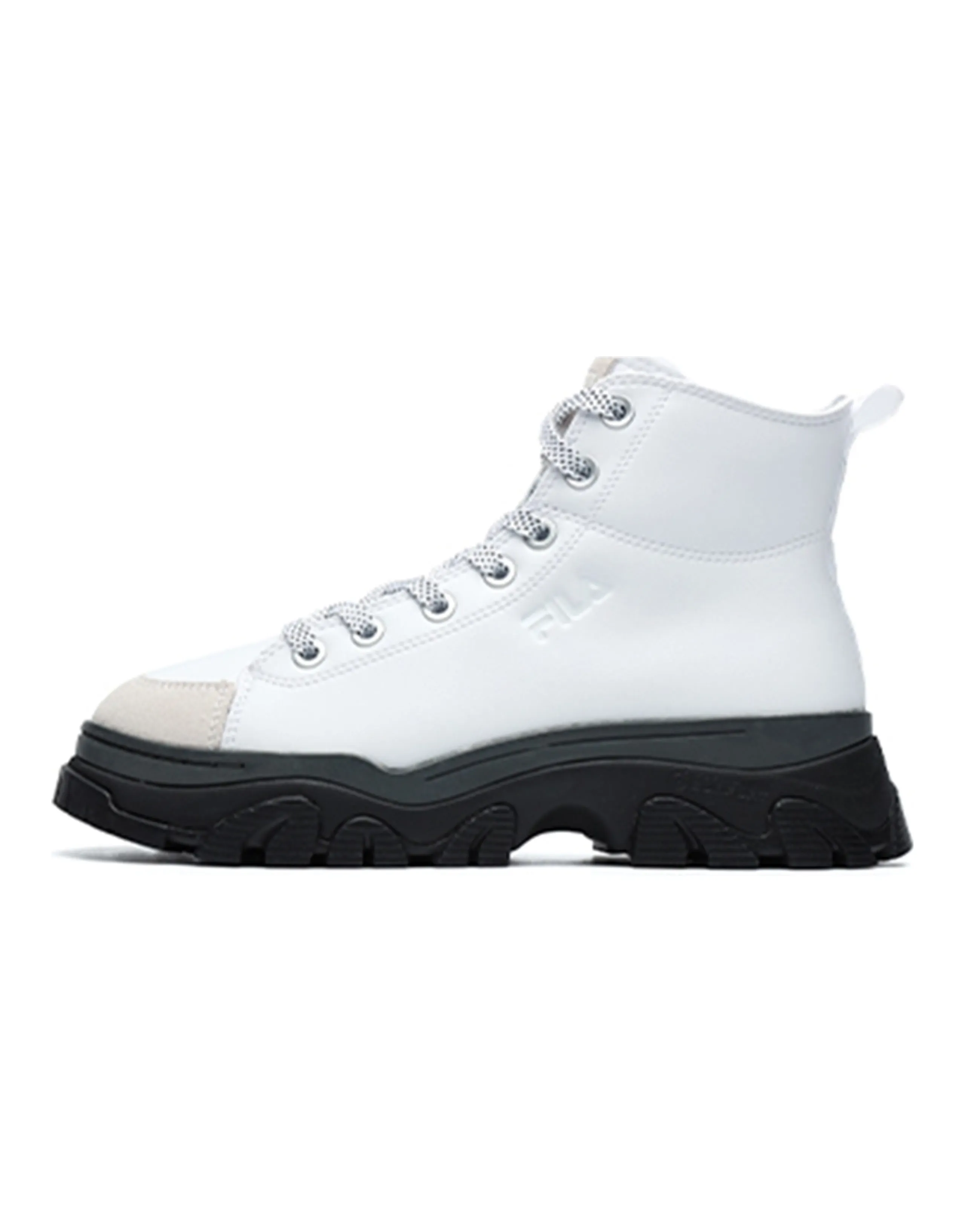 FILA Casual High Top Outdoor White Black Women's