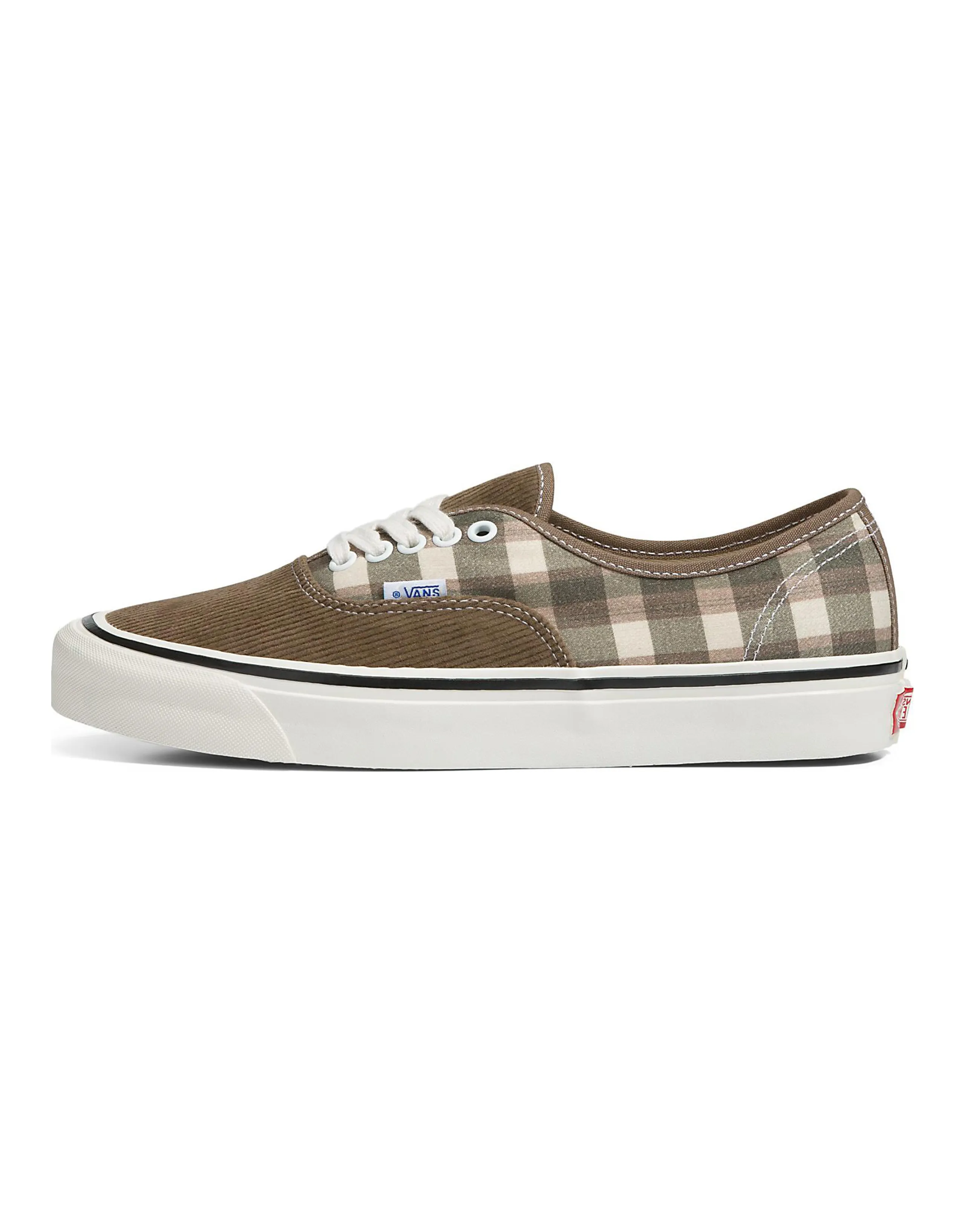 Authentic Vans 44 Dx 'Anaheim Factory Cord Plaid Walnut'