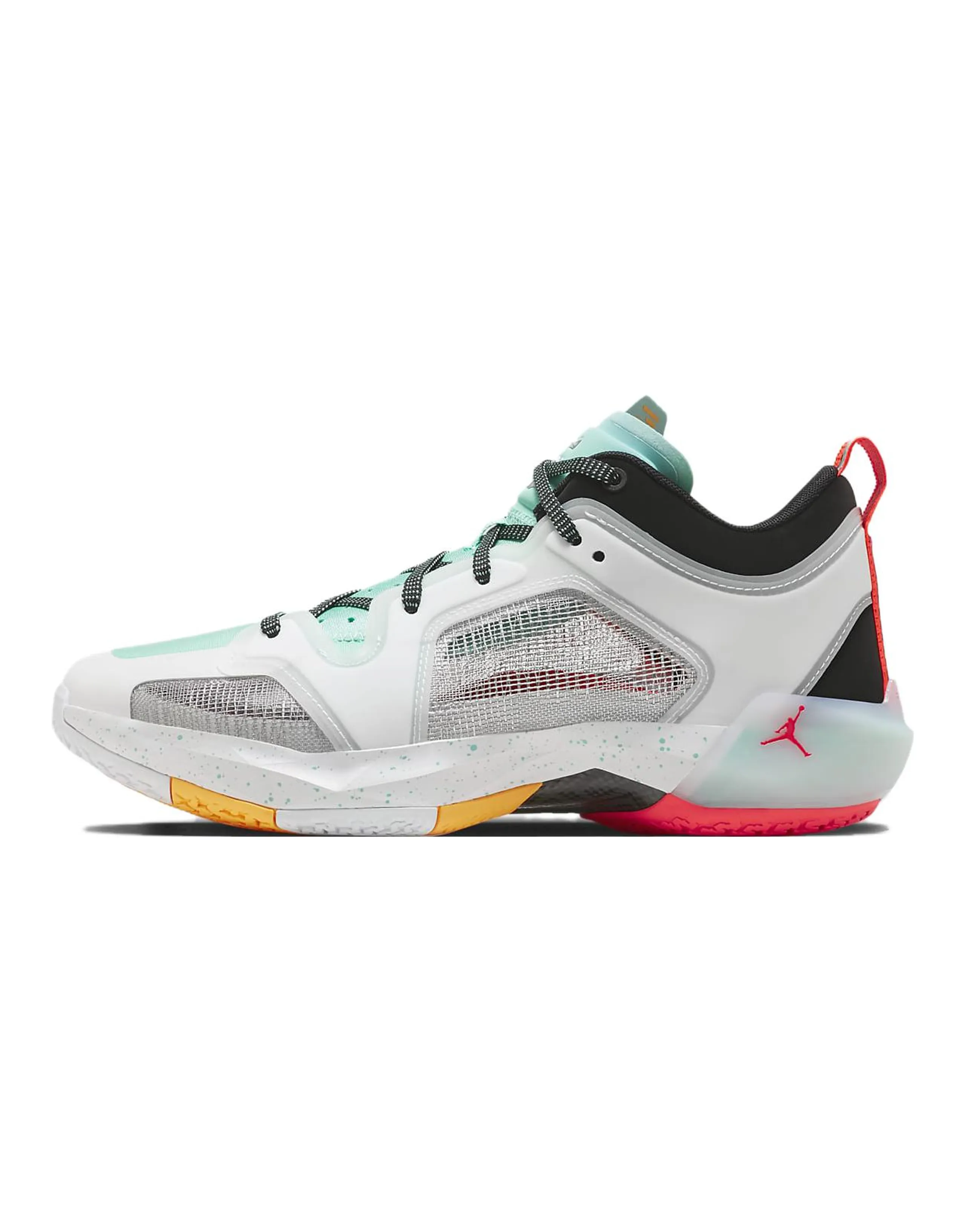 Jordan Air Jordan 37 Low Guo PF Low Tube White Green Men's Basketball Shoes