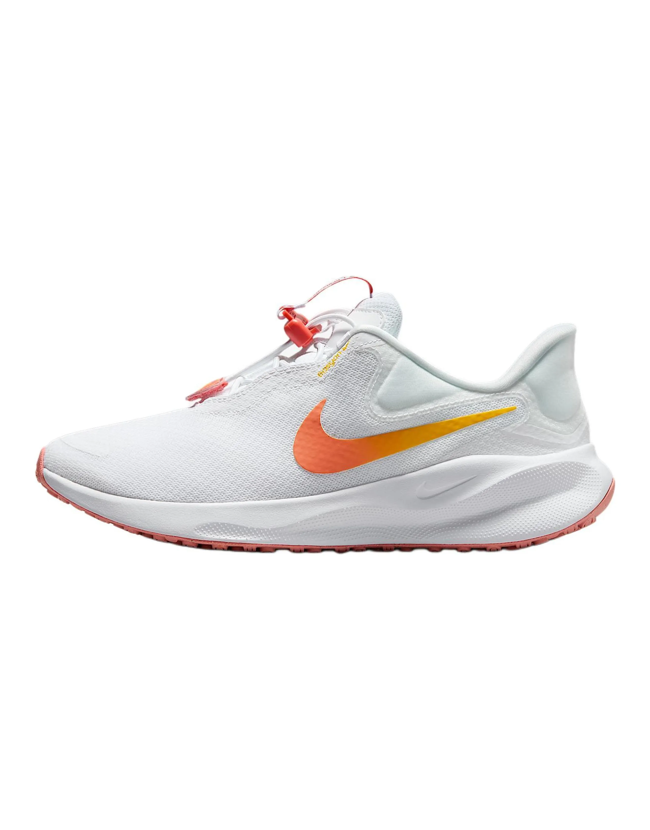 Nike REVOLUTION 7 Anti Slip Wear Resistant Low Top Trail Running Shoes Women's White Gold