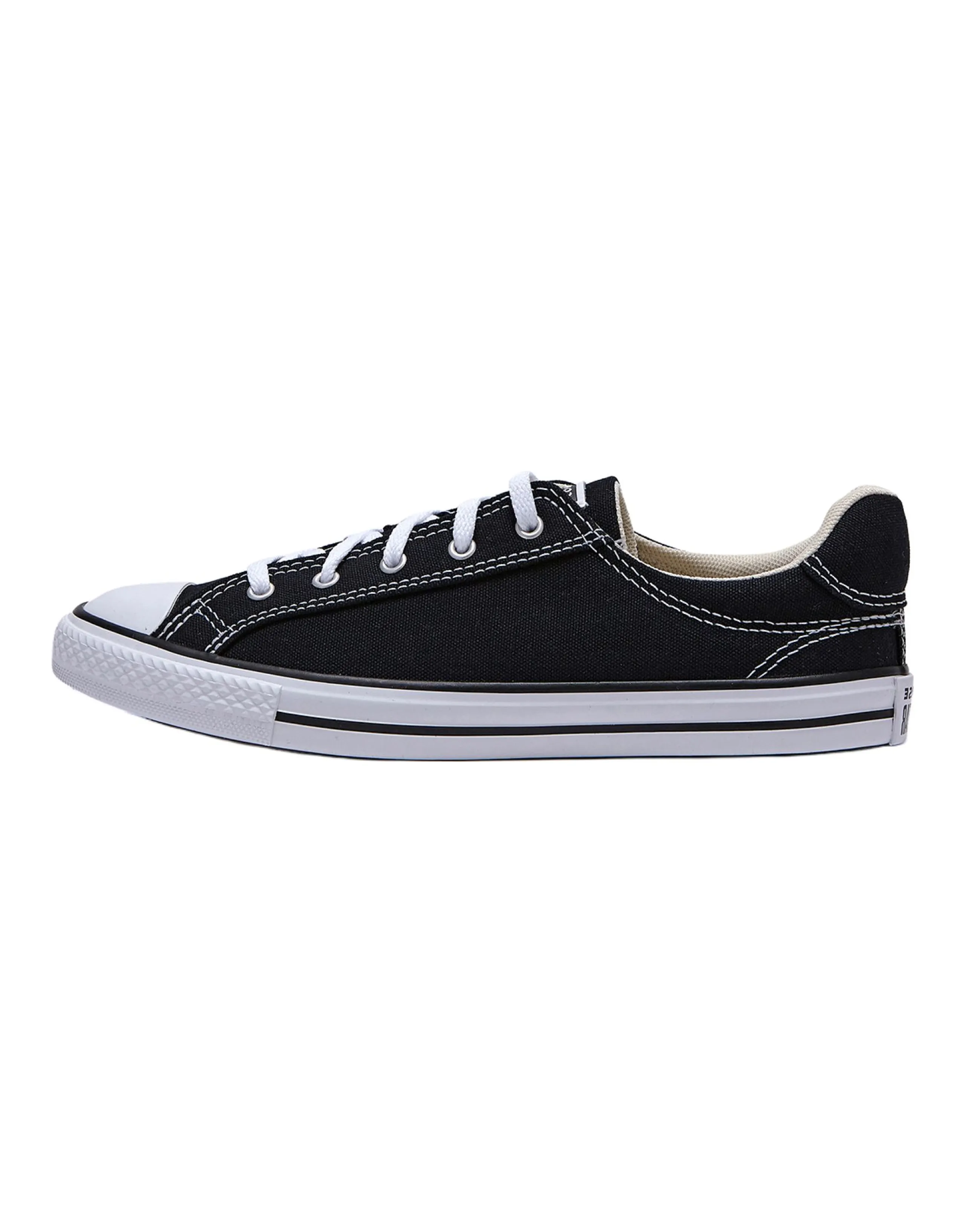 Converse All Star Dainty Lucky Comfortable Thin Sole Slip-Resistant Wear-Resistant Low-Top Sneakers Women's Black