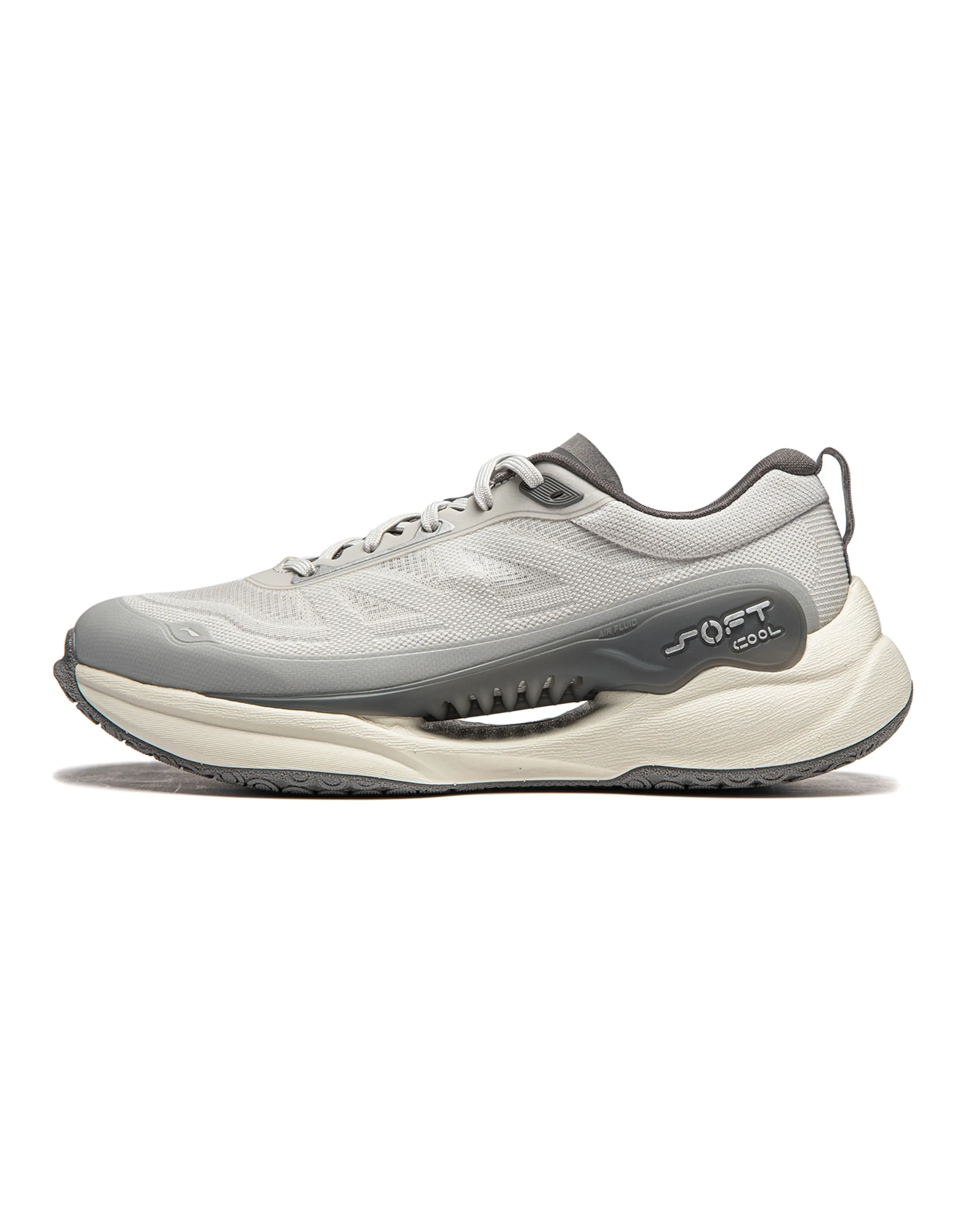 LiNing Soft COOL Abrasion Resistant Breathable Low top Casual Shoes Men's Gray