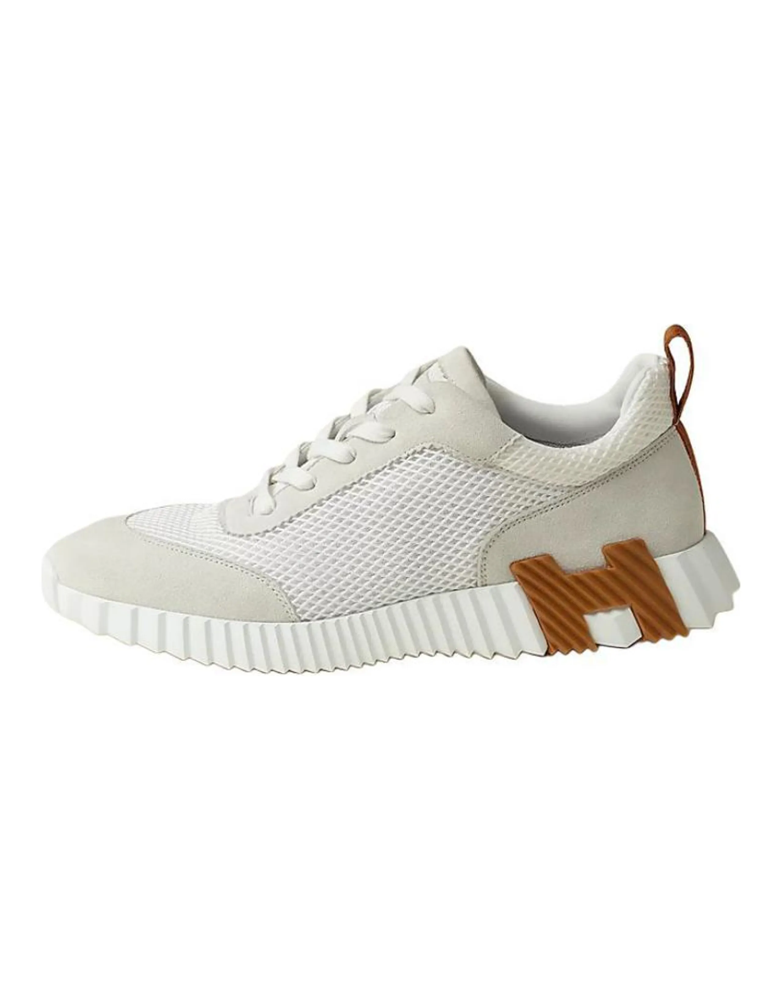 HERMES Low-Top Casual Shoes Men's White