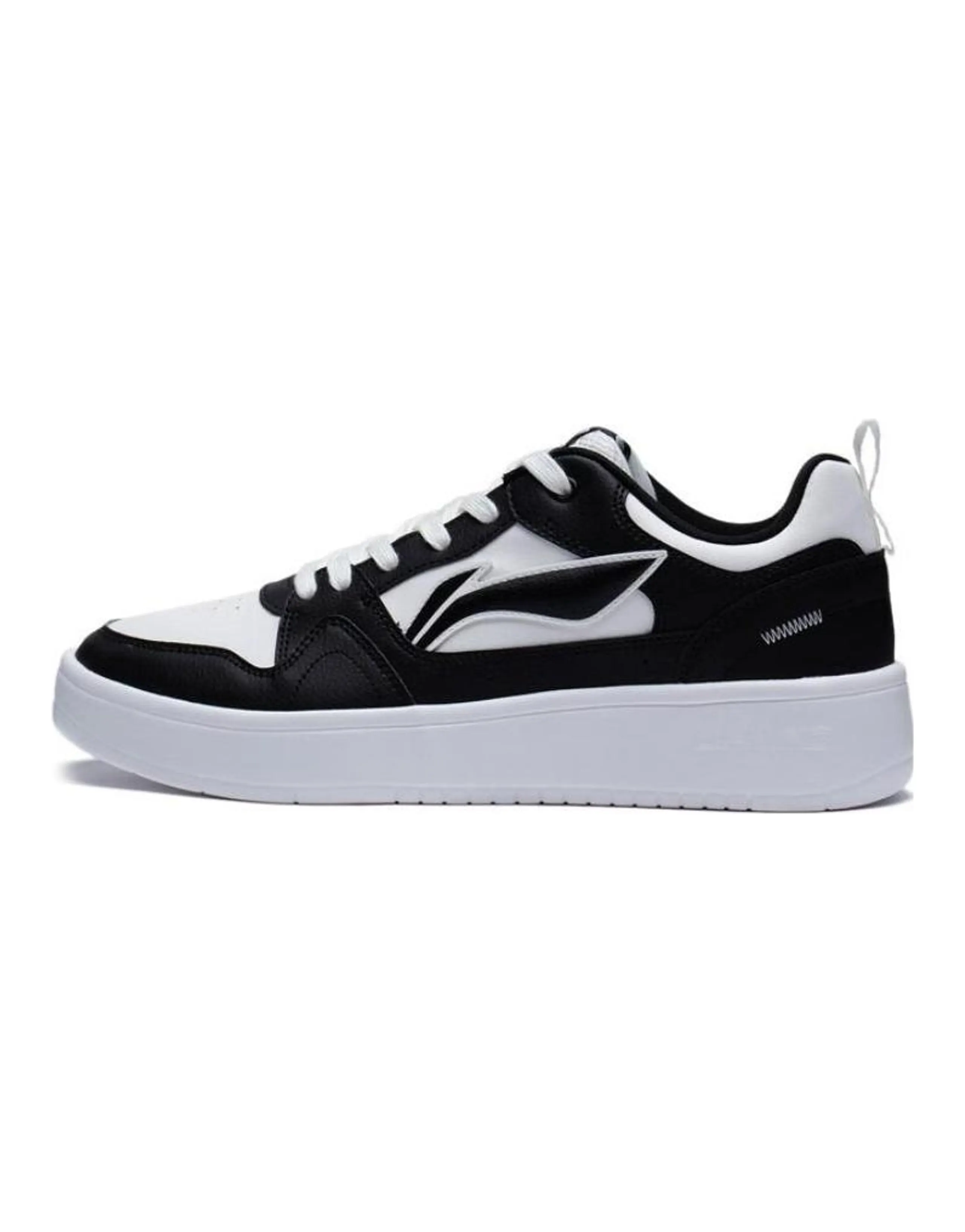 LiNing Xingchu 2.0 Anti-Slip Wear-Resistant Low-Top Skateboard Shoes Black White