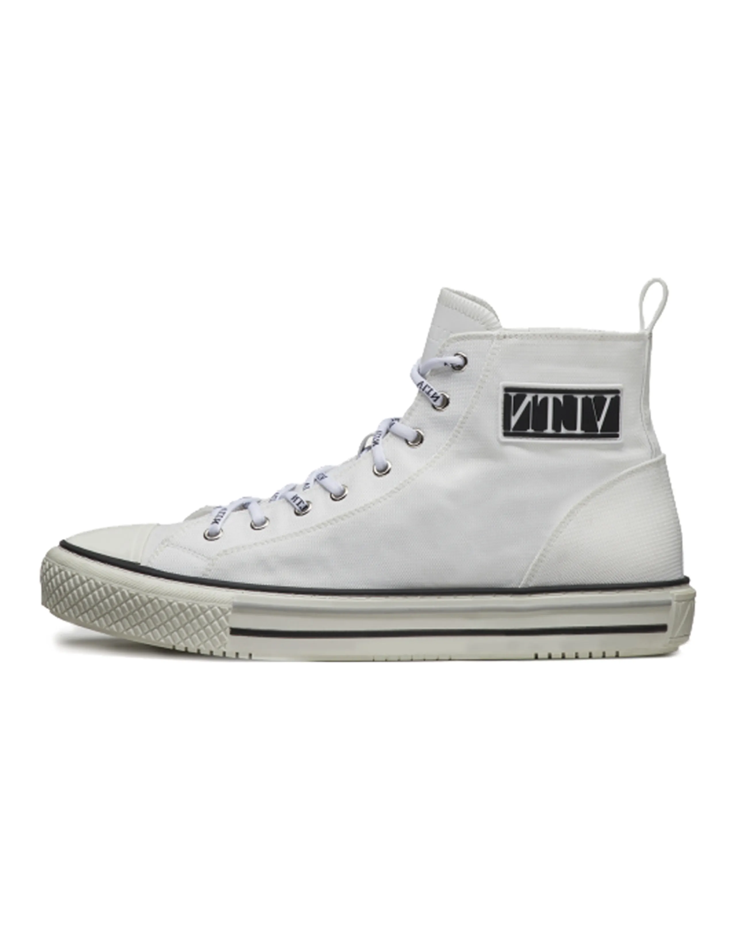 Valentino Giggies High Top Stylish Skateboarding Shoes Men's White Vintage Version