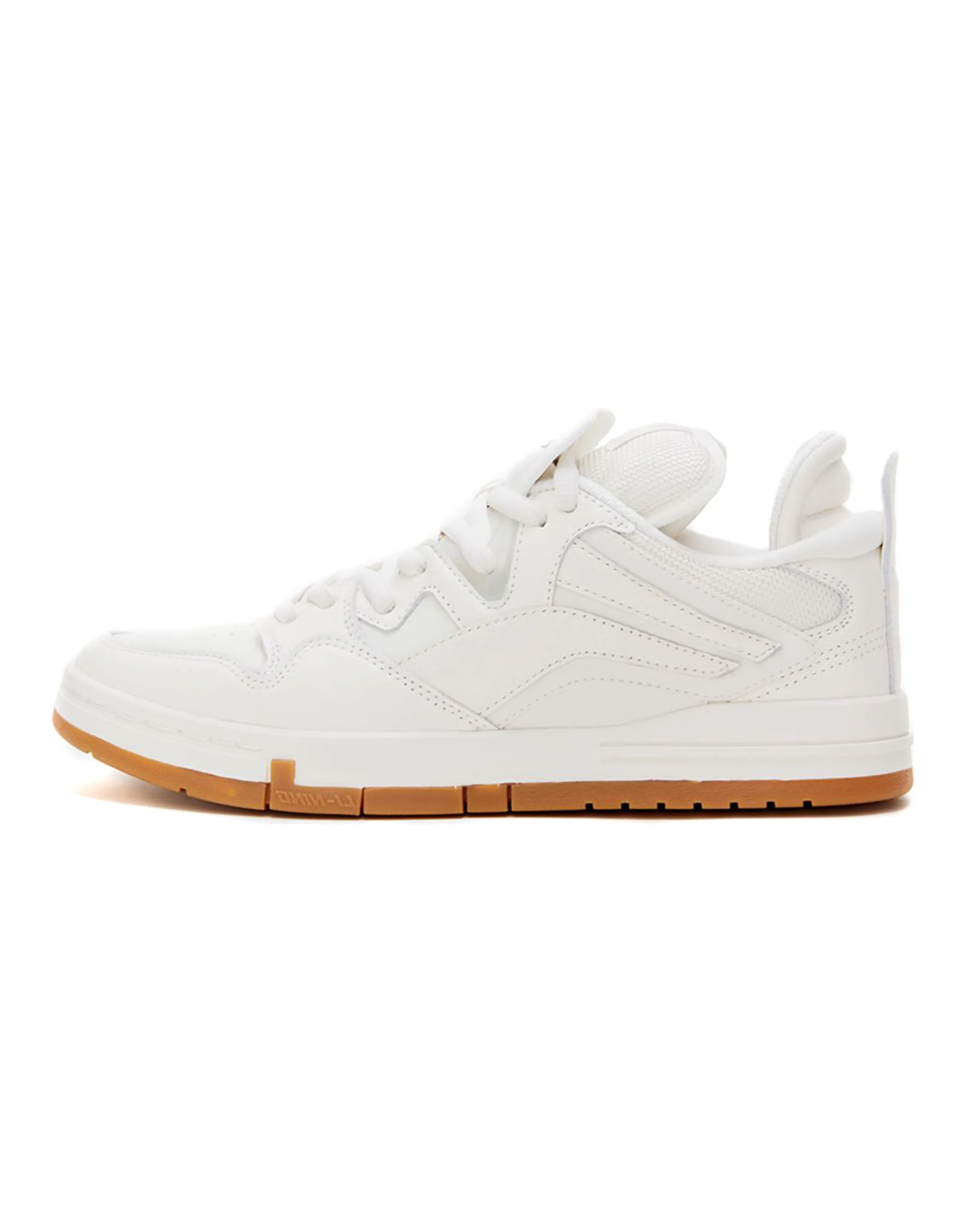 LiNing Wei Wu PRO Pro Slip-Resistant Cushioning Coverage Low-Top Skateboard Shoes Men's White