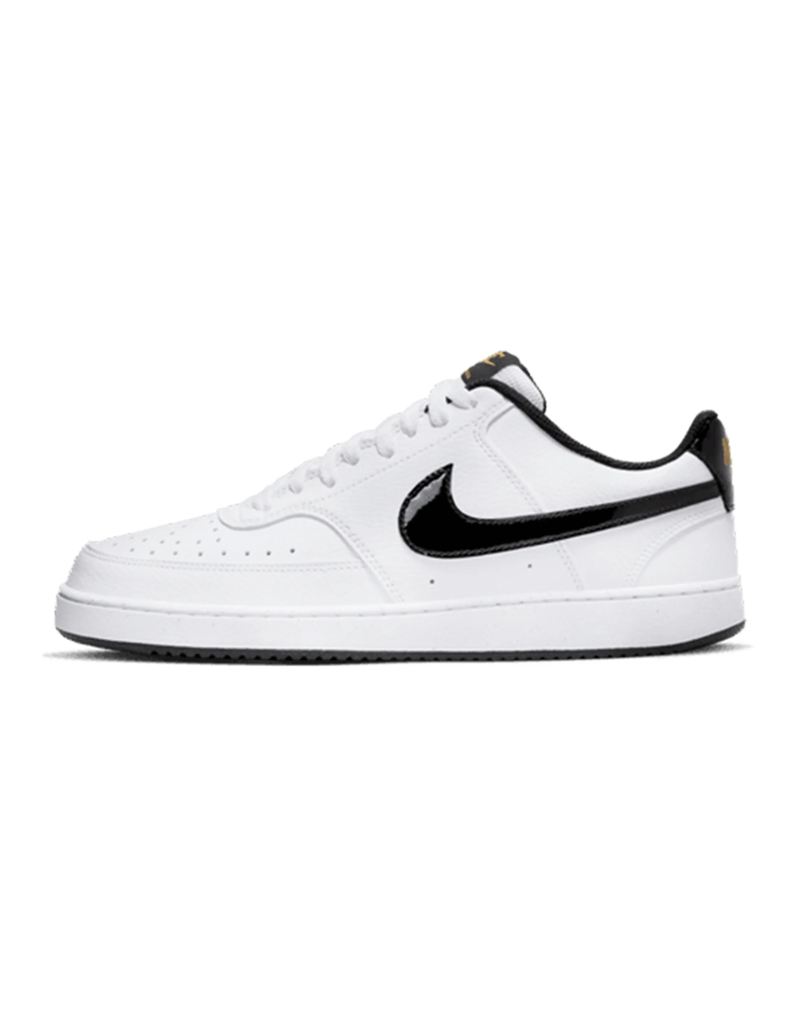 Nike Court Vision Low White Black Metallic Gold