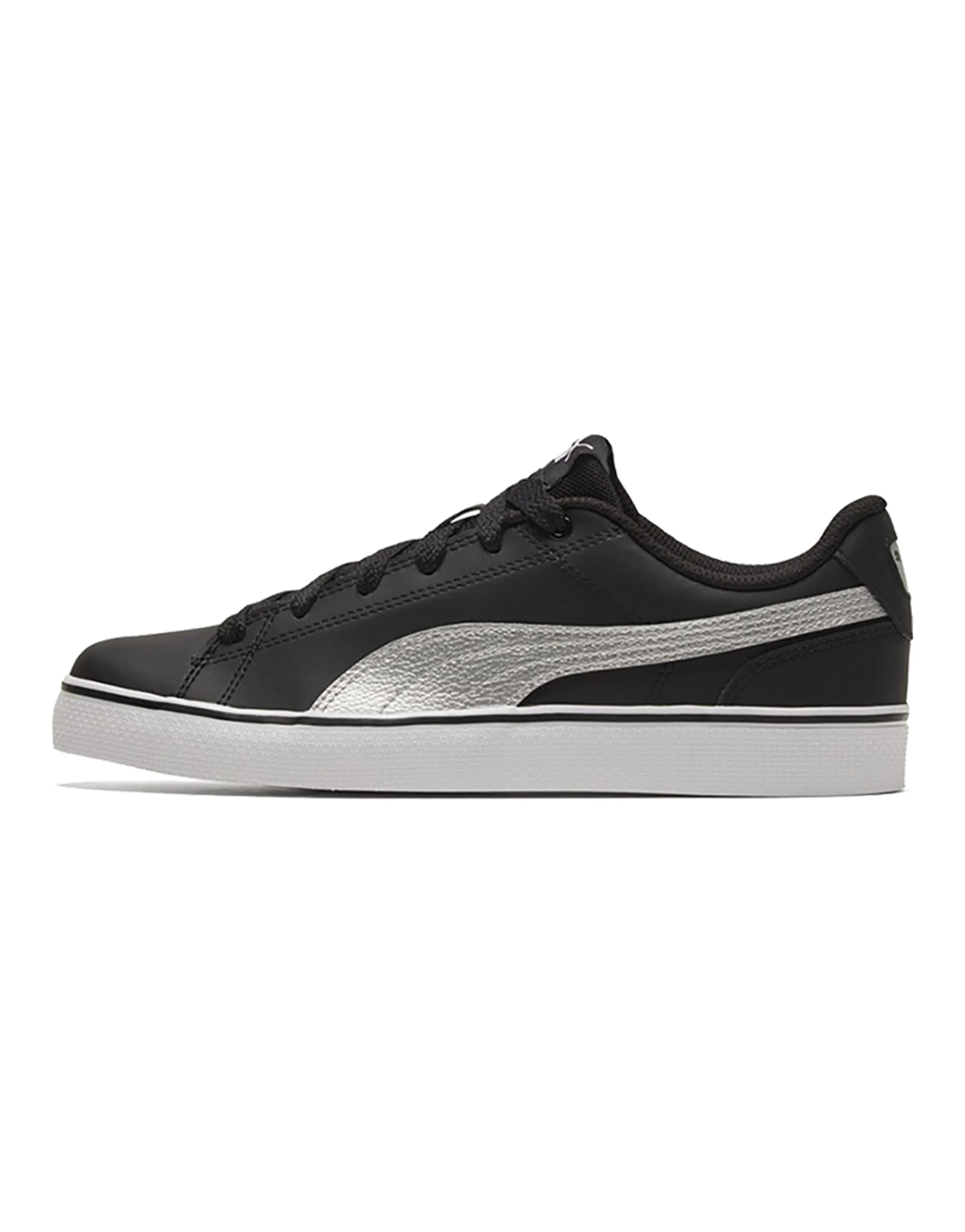 PUMA Court Point Vulc V2 Black/White/Silvery Low Casual Board Shoes