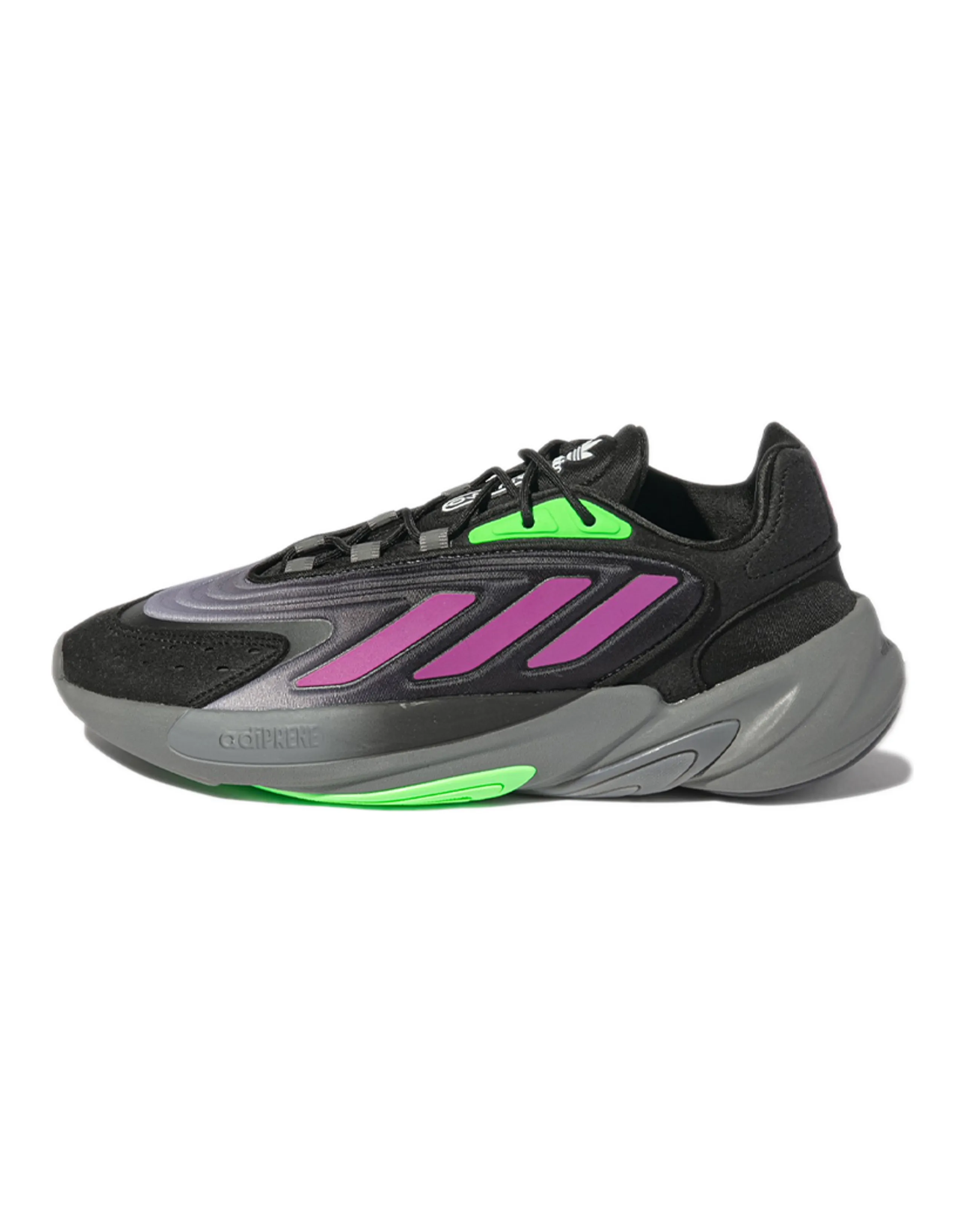 Adidas Originals Ozelia Black Purple Screaming Green