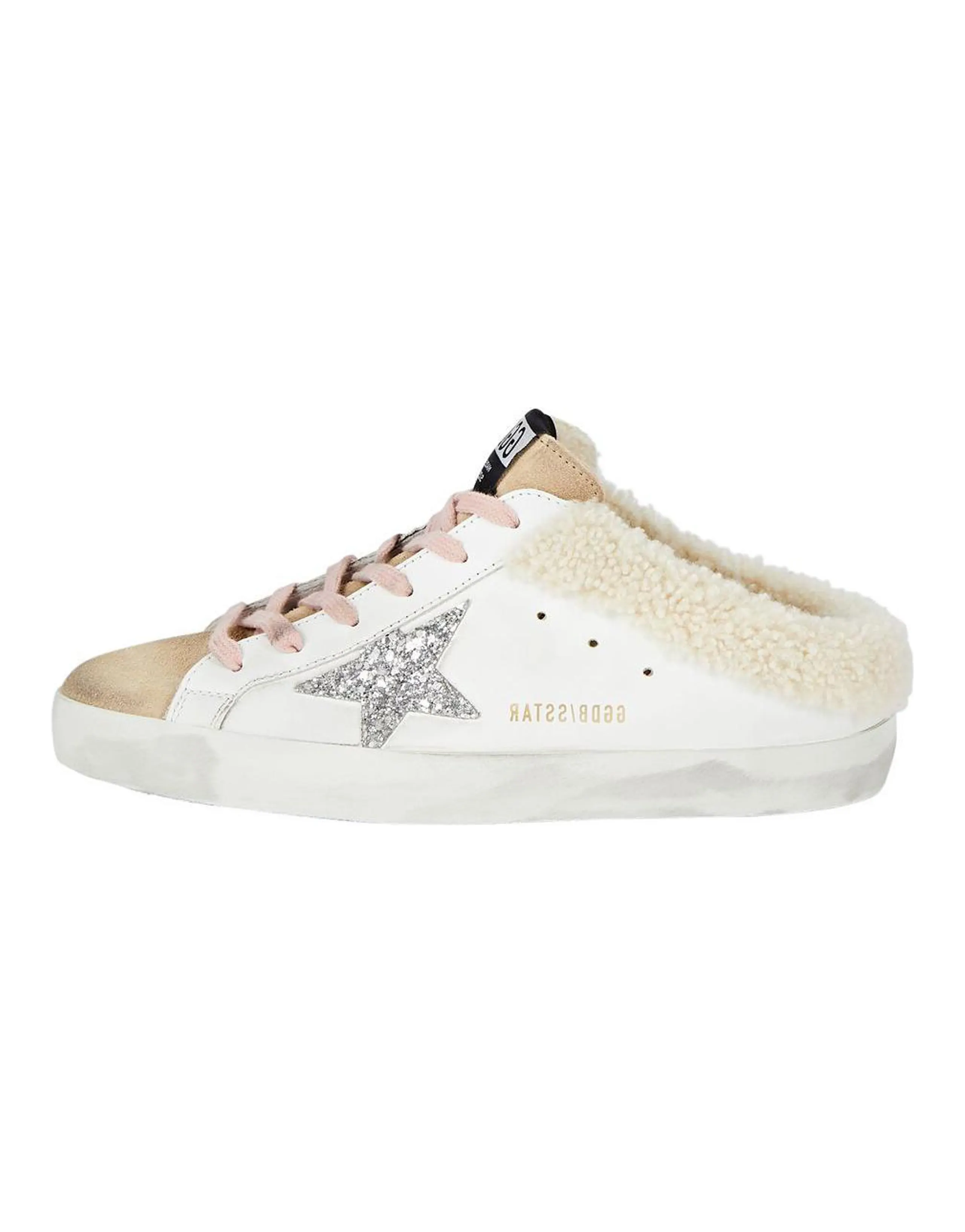 Golden Goose Super-Star Sabot Wrap-toe Slippers Women's Ecru