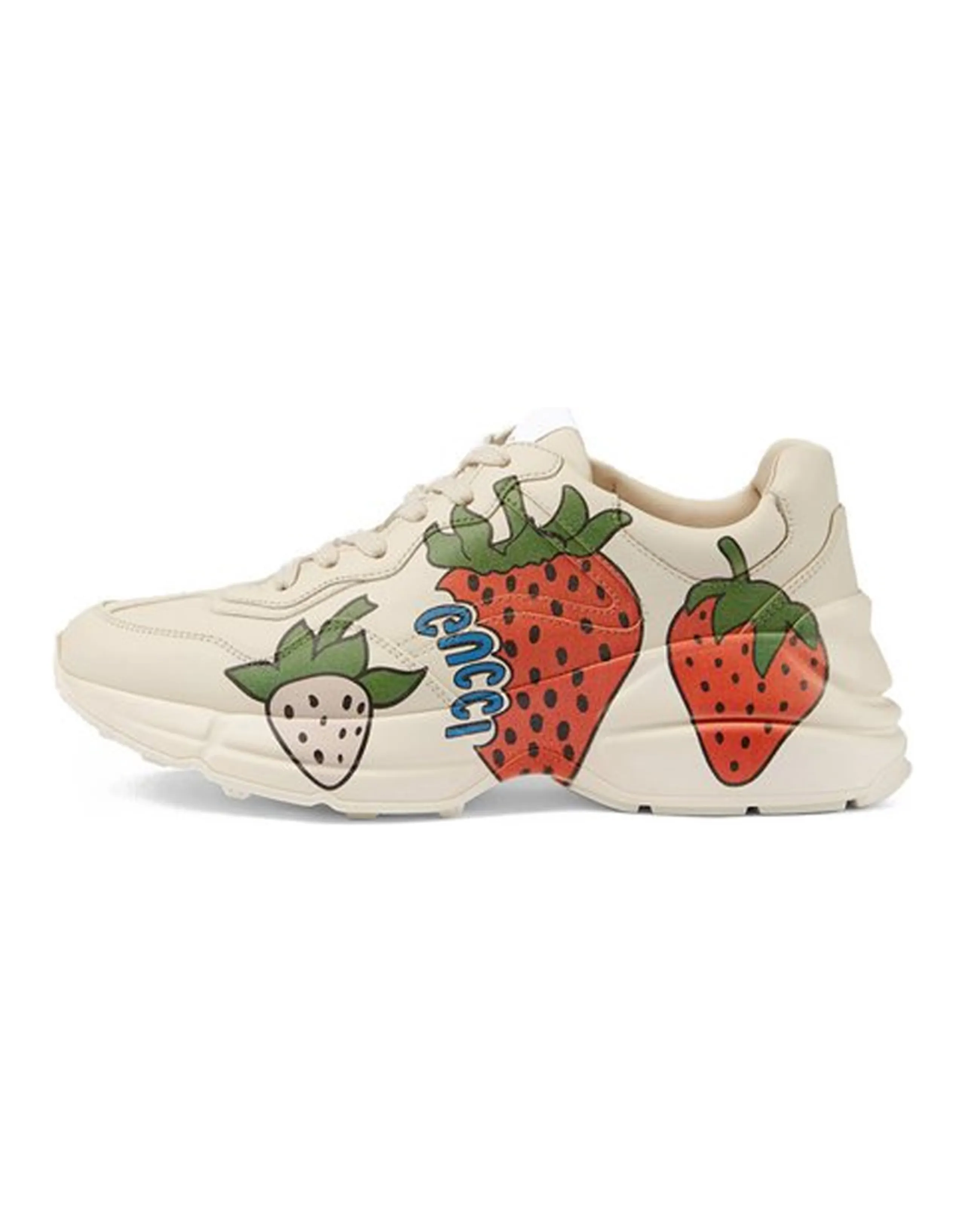 GUCCI Rhyton GUCCI Strawberry Sneakers Women's