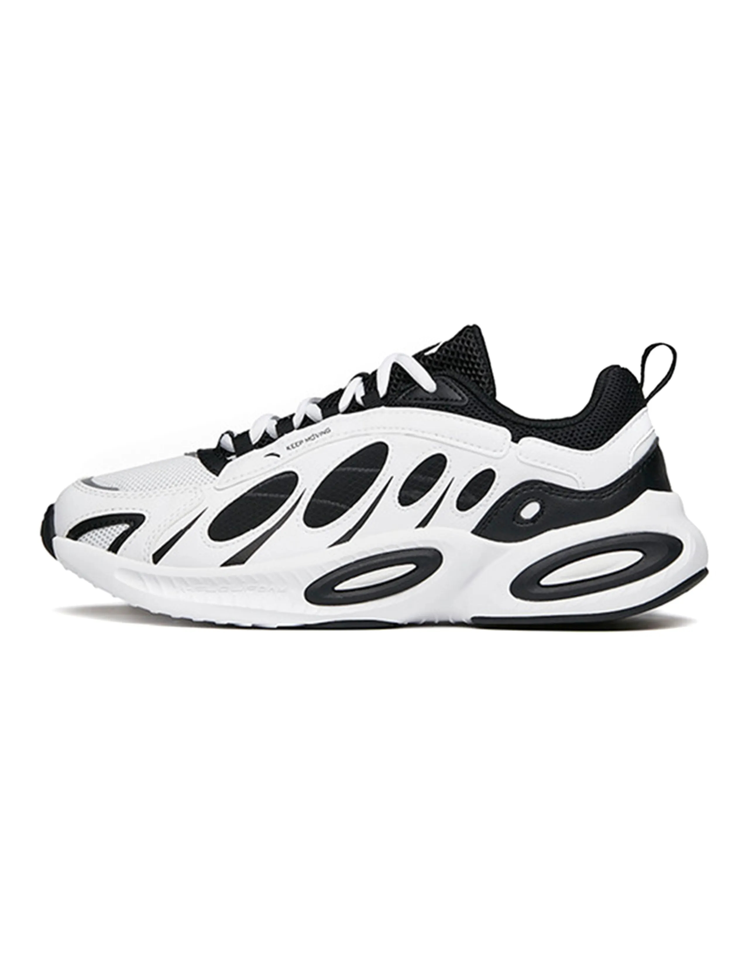 ANTA Chunky Sneakers Men Low Top Black/ANTA White