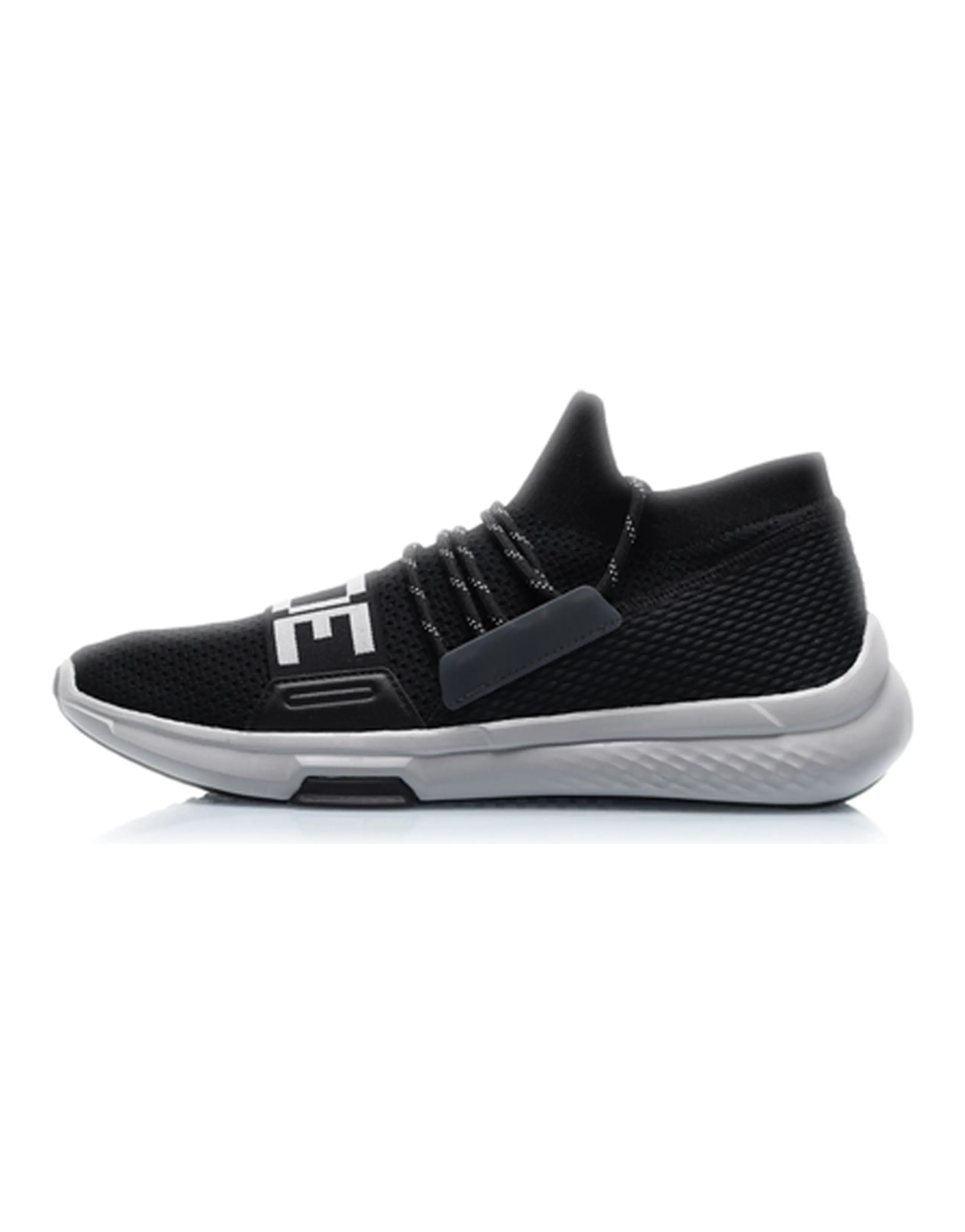 LiNing Breathable Low-Top Vintage Basketball Shoes Unisex Standard Black