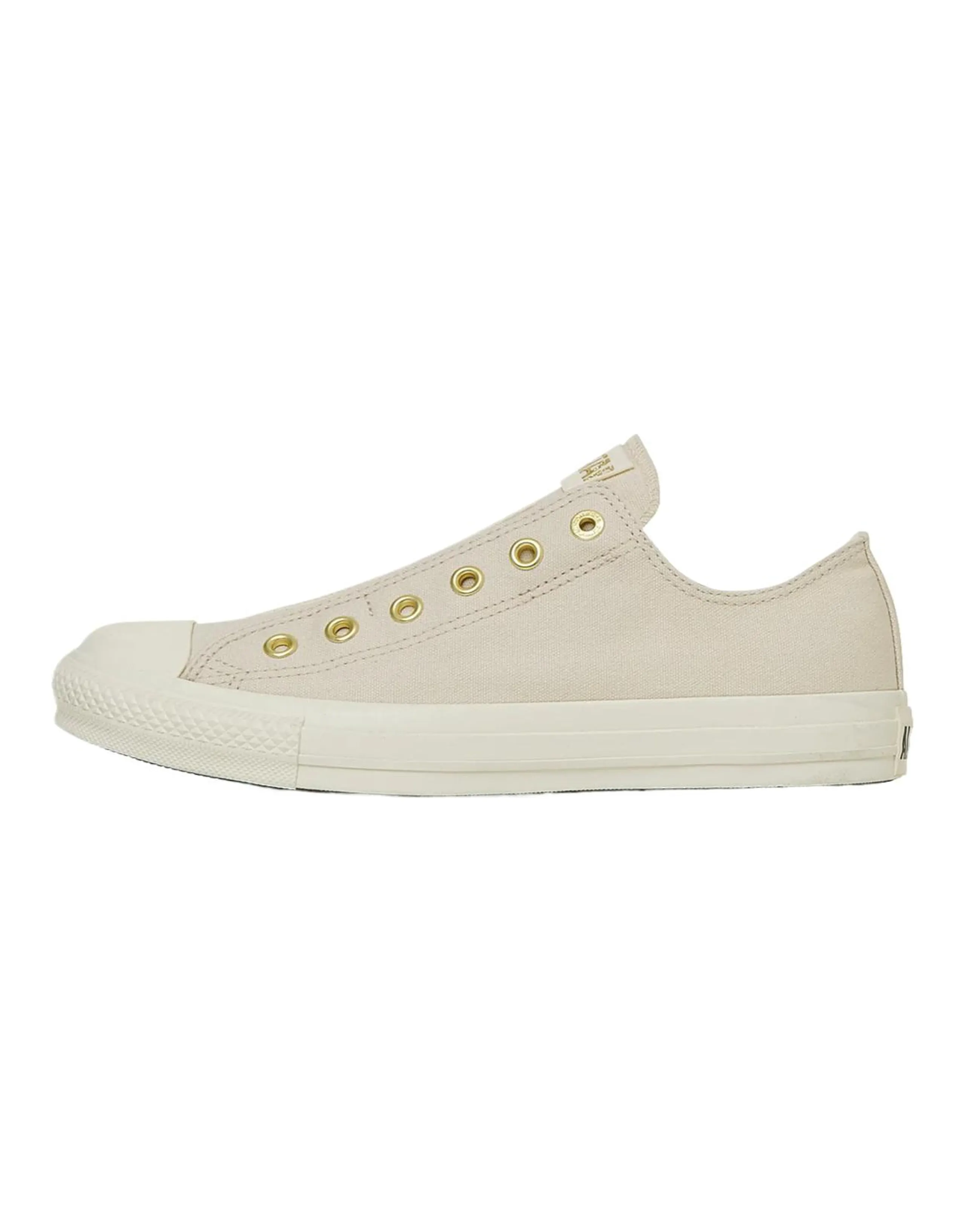 Converse ALL STAR SLIP FE GD OX Comfortable Fashion Lightweight Low-Top Canvas Shoes Unisex Beige