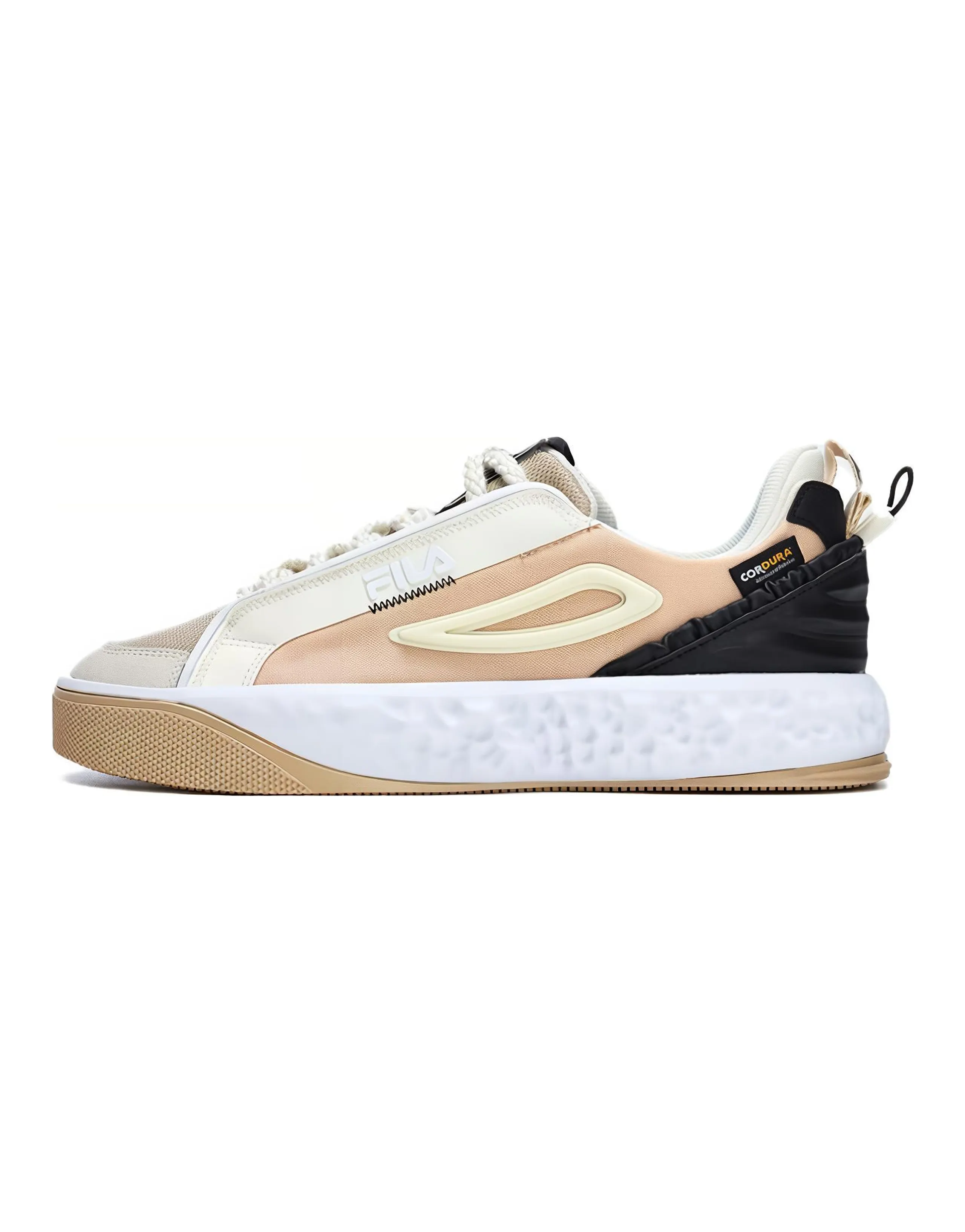 FILA Viva Skateboard Shoes Men Low-Top White Brown
