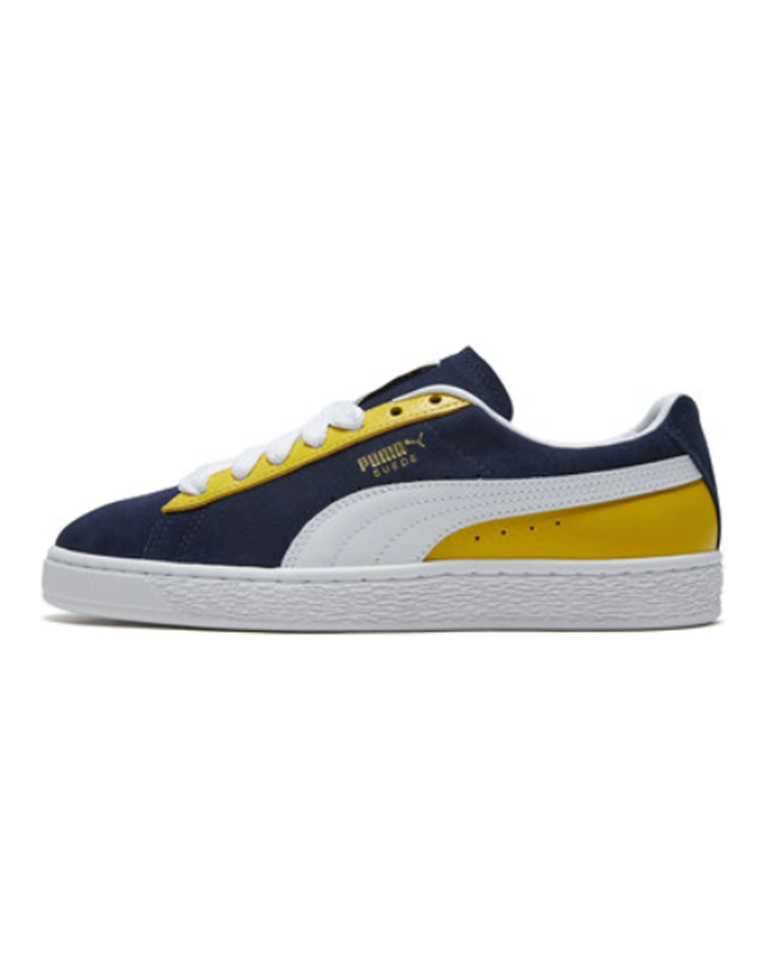 PUMA Suede Classic Block 'Blue Yellow' Women's