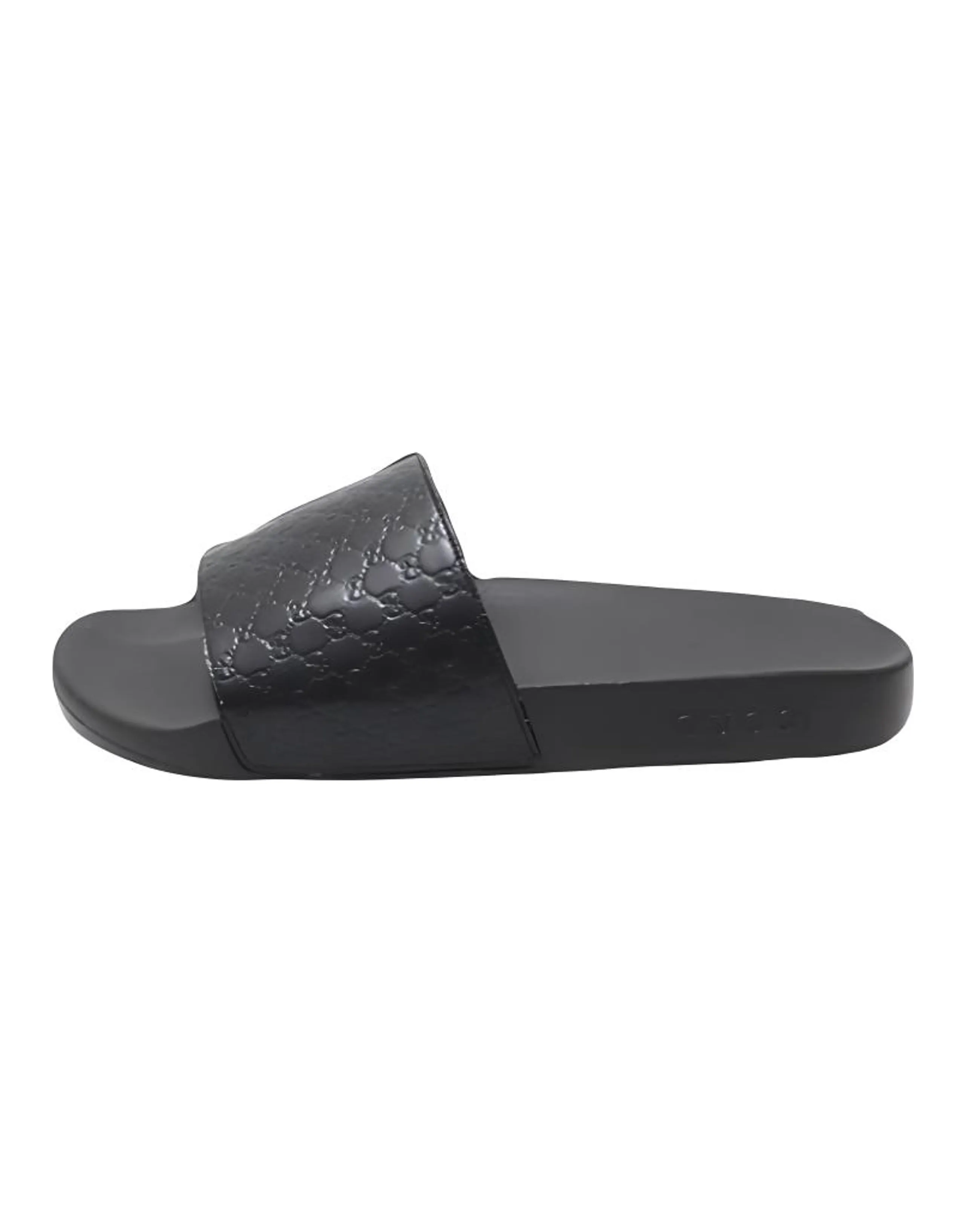 GUCCI MicroGUCCIssima Slide Black