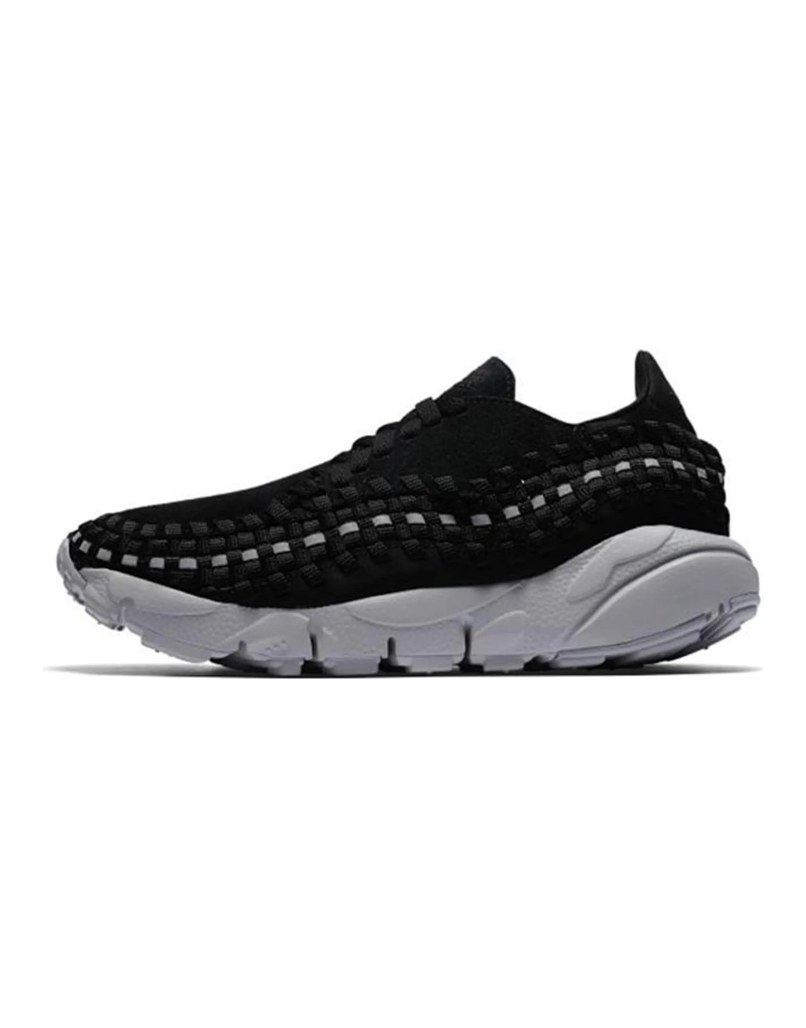 Nike Air Footscape Woven Black Reflect Silver Wolf Grey Women's