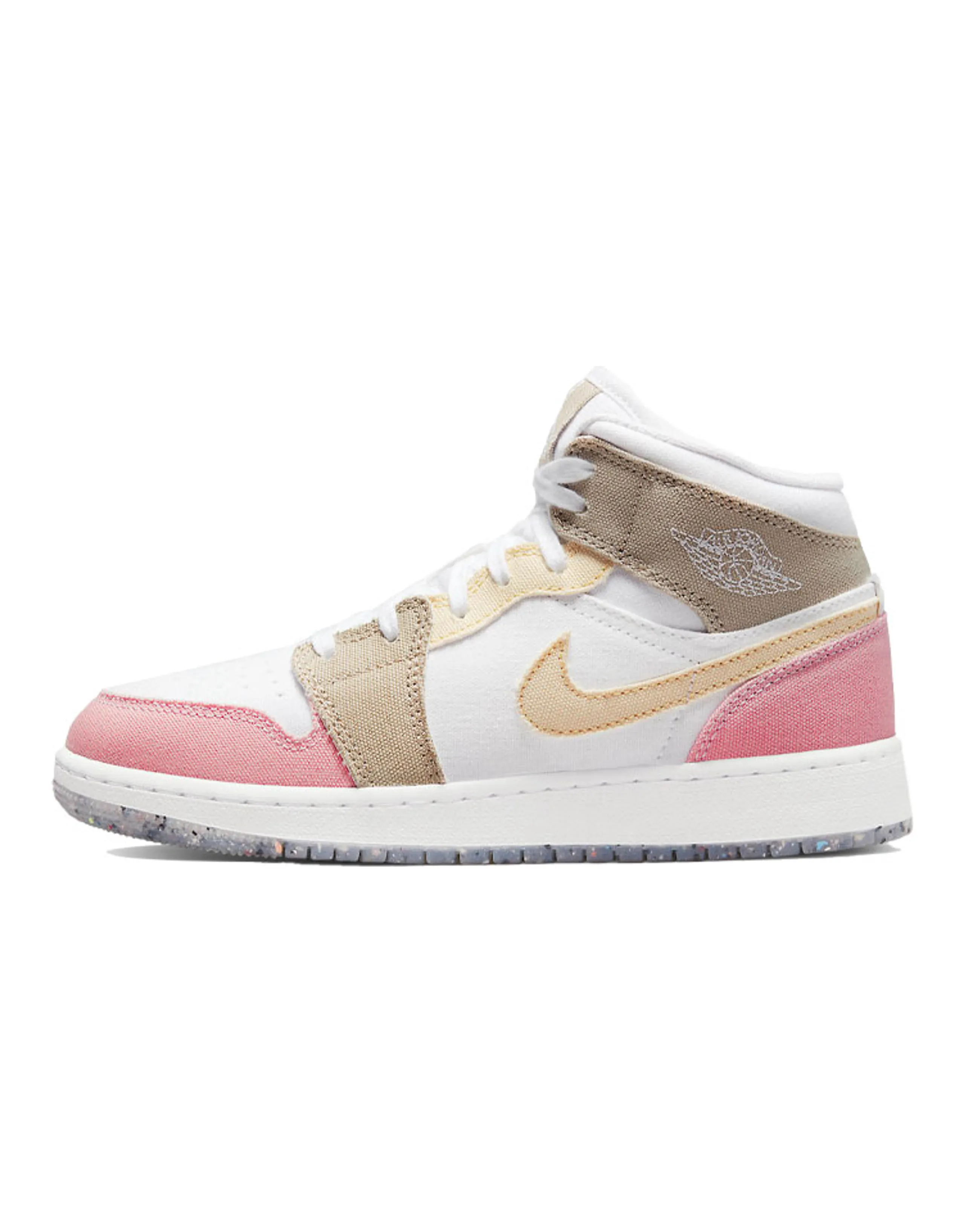 Jordan 1 Mid SE Pastel Vivid Green Grind GS
