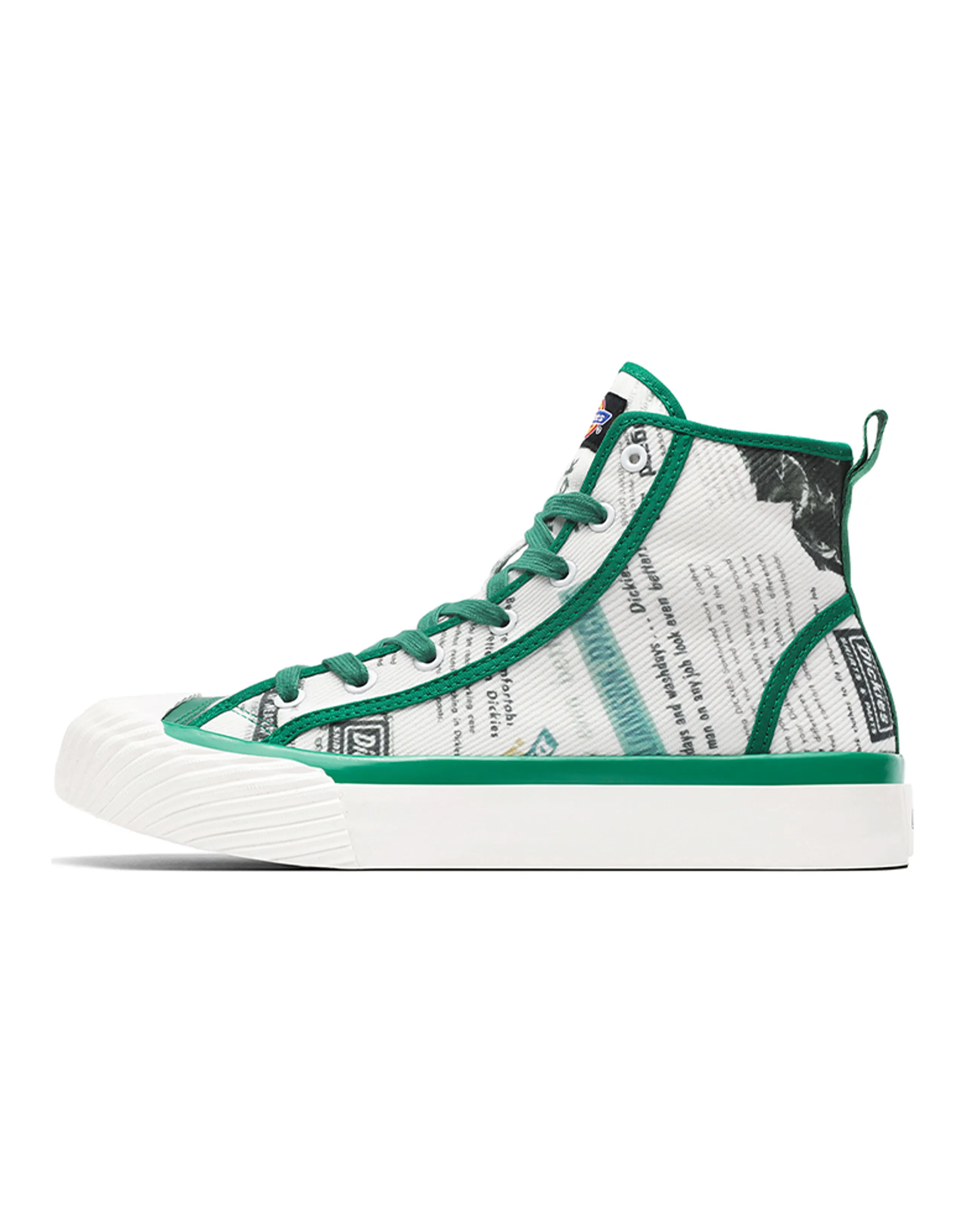Dickies Canvas Shoes Unisex High-Top Green