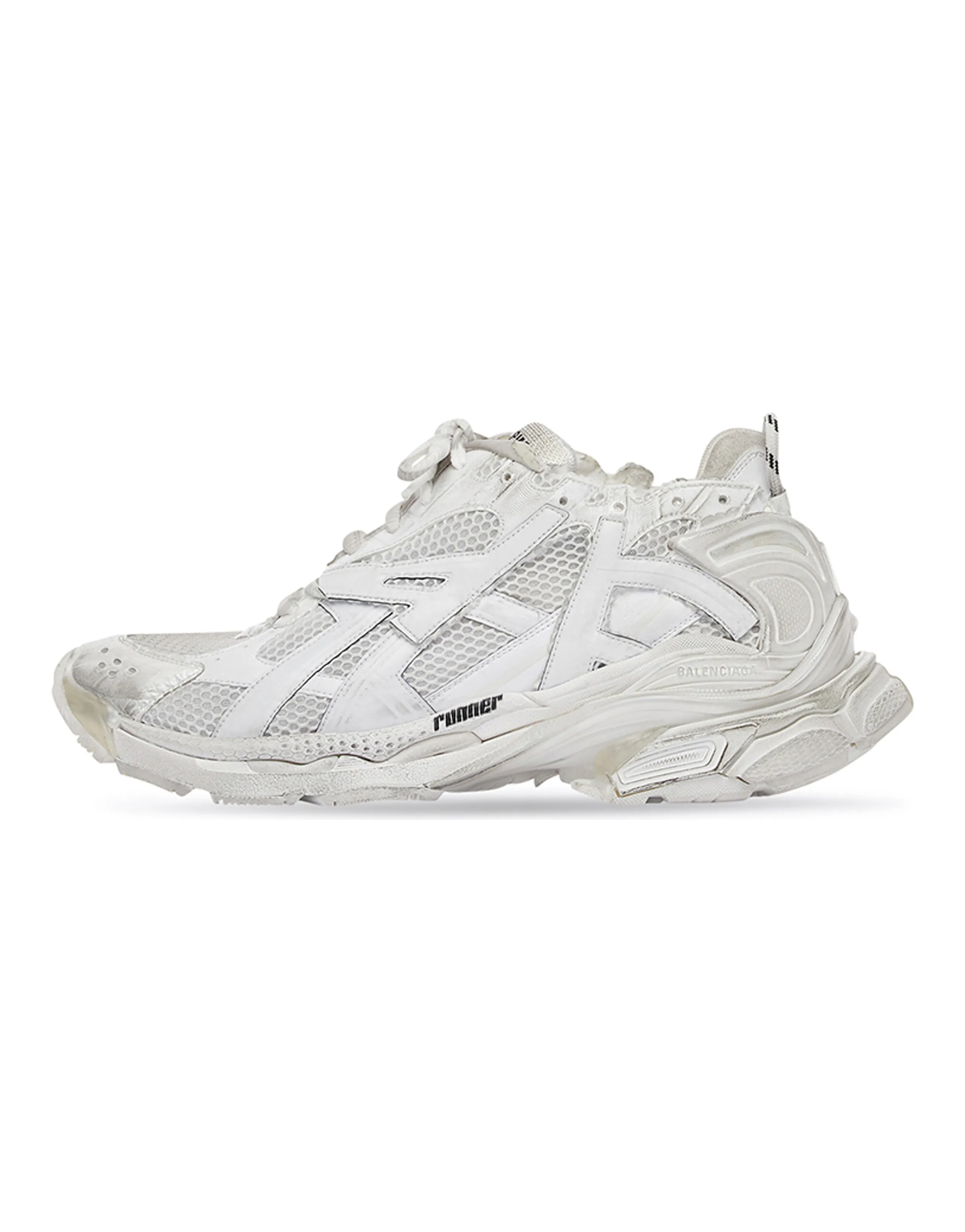 Balenciaga Runner Leather Free White