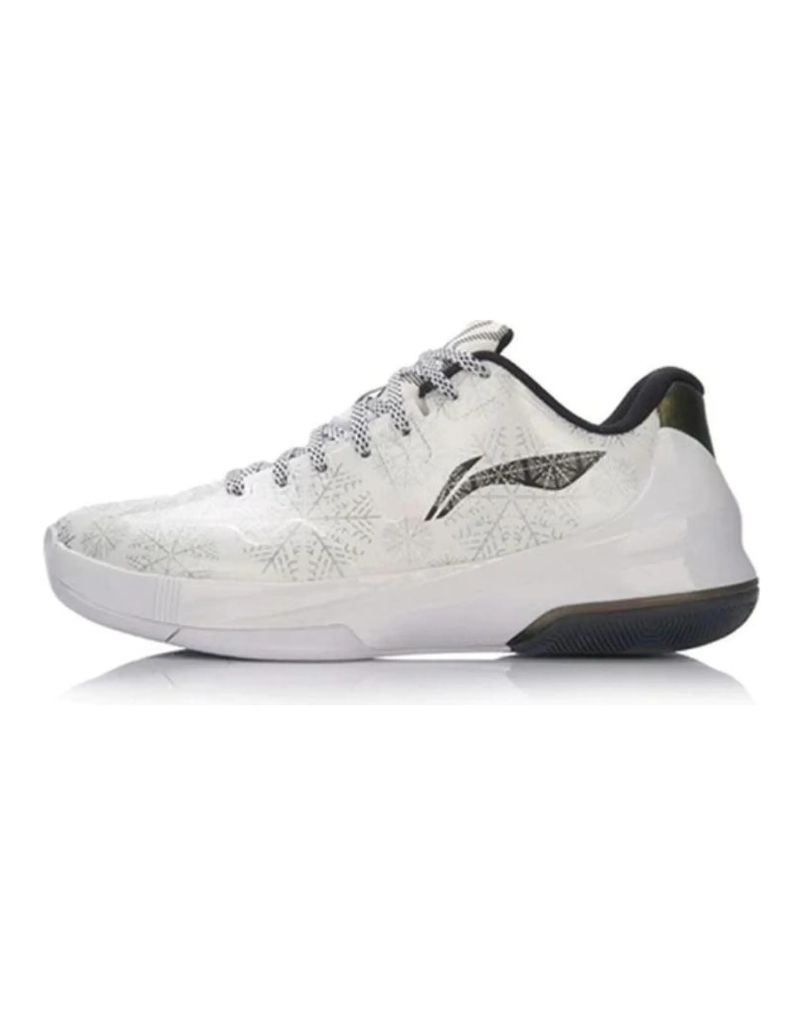 LiNing Speed 3 Cushioning Anti-Slip And Wear-Resistant Low-Top Basketball Shoes Men's White