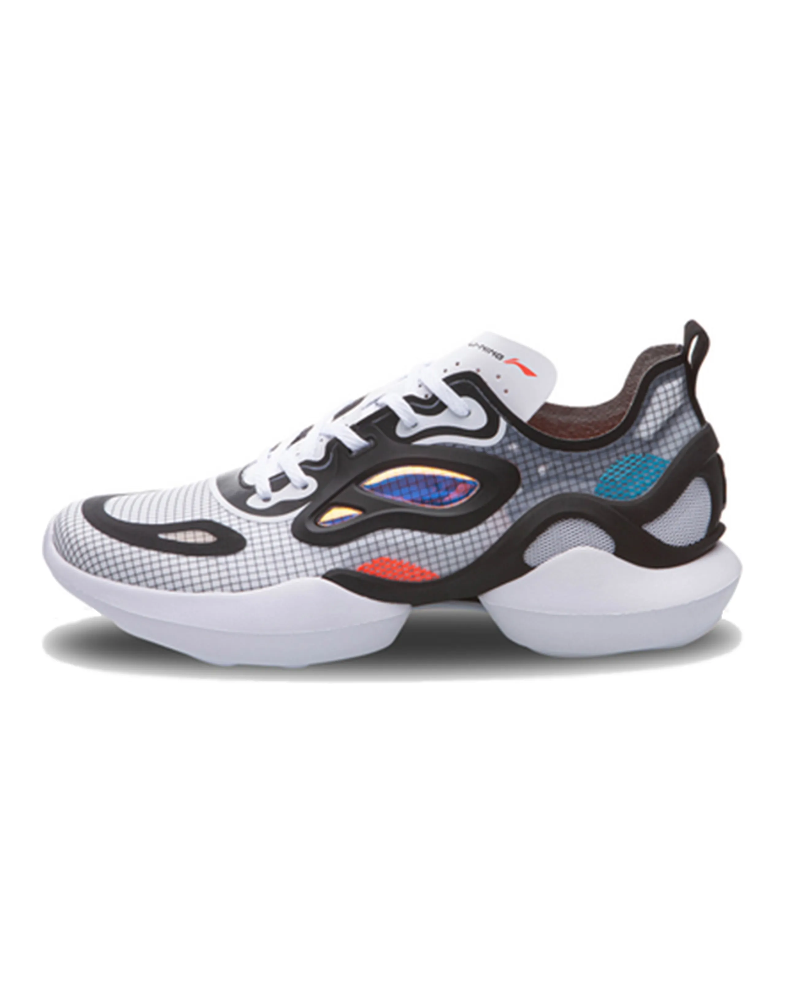 LiNing Comet Cushioned Slip-Resistant Low-Top Sports Casual Shoes Men's Black White
