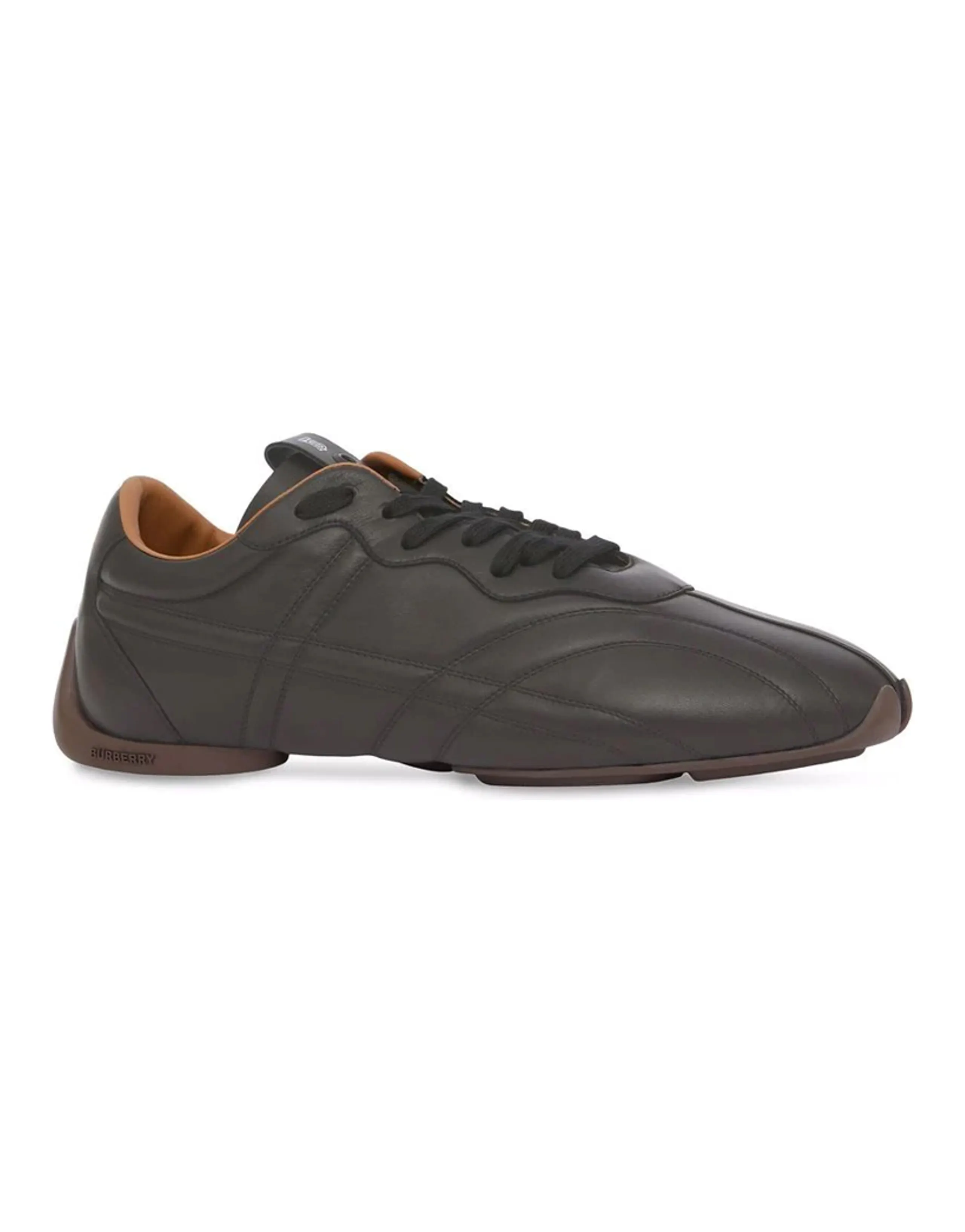 Burberry Casual Shoes Men Low-Top Black Gray Color