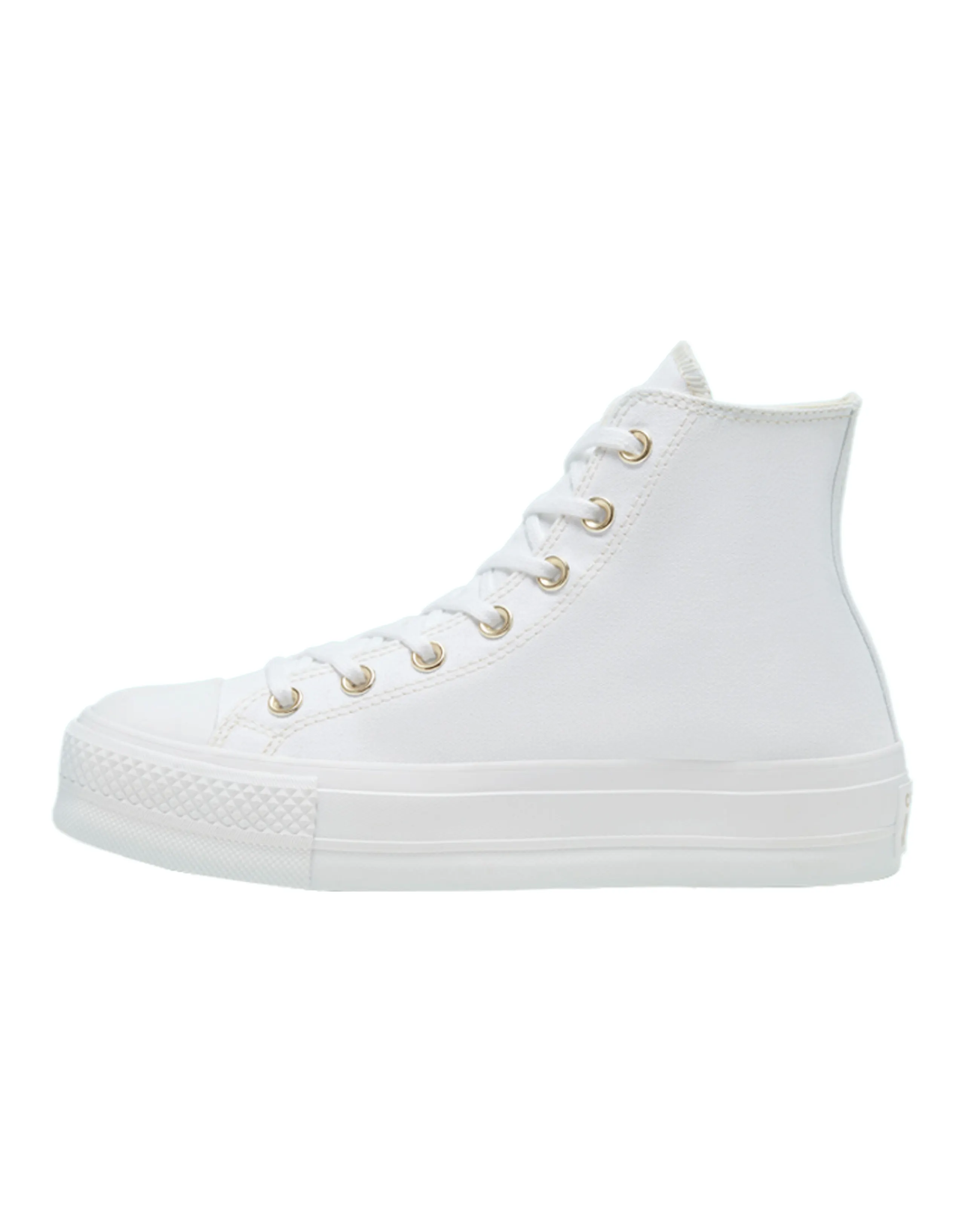 Converse Chuck Taylor All Star Lift Platform Elevated White Gold Women's