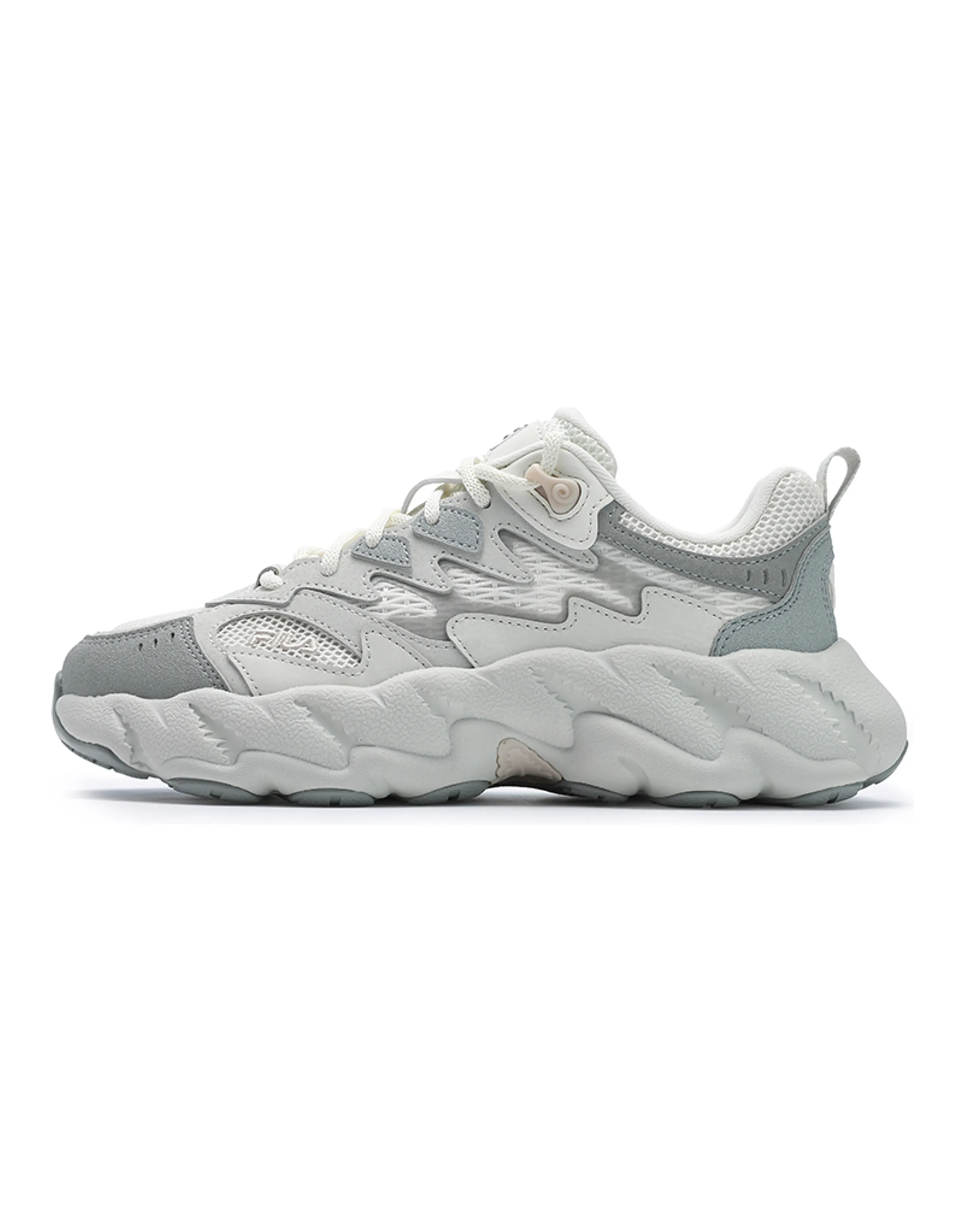 Fila Women's Grey Fern 2 Modern Series 'Fern Shoes 2 SO' Comfortable Versatile Rebound Low-Top Casual Shoes