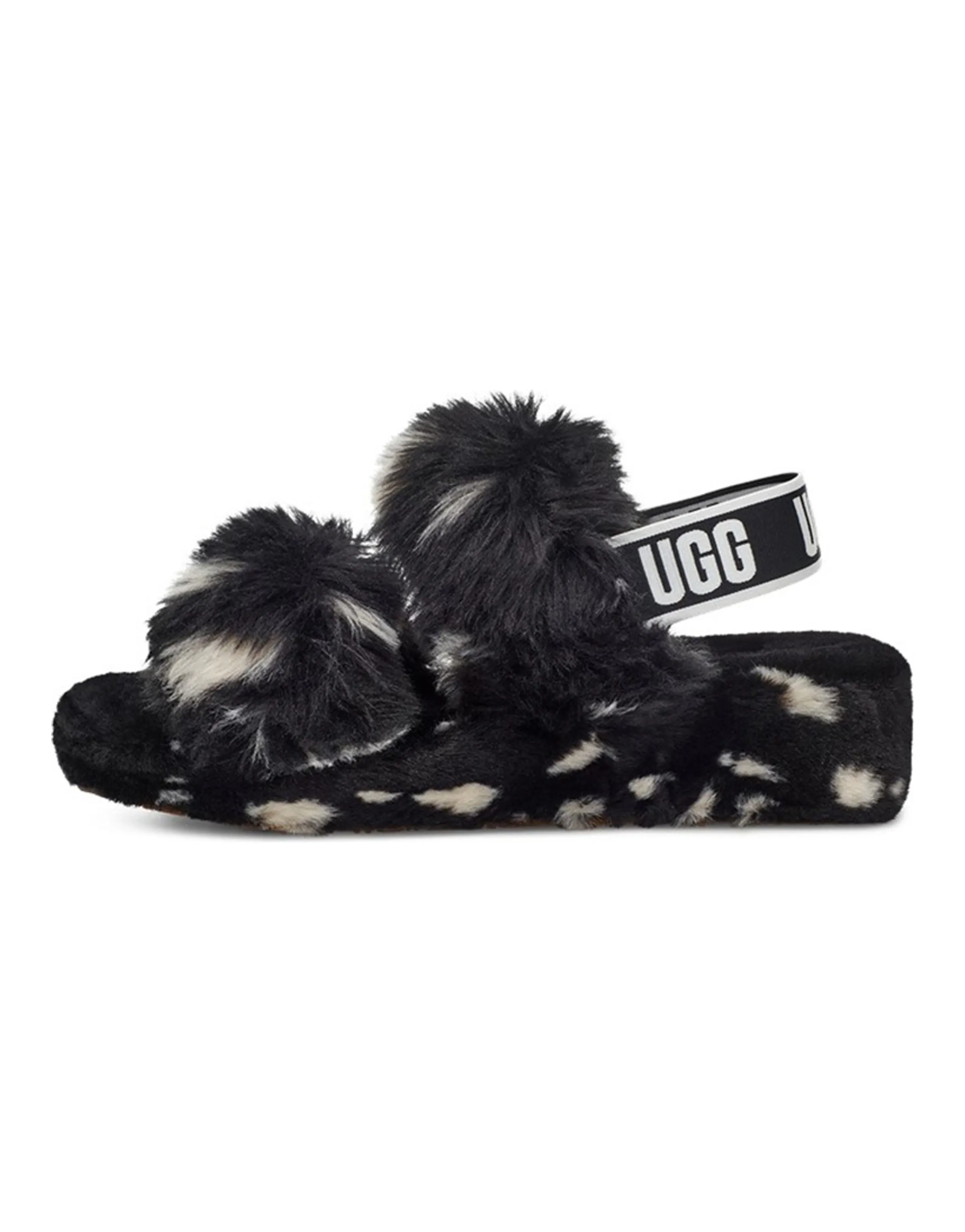 UGG Oh Yeah Spots Slide Black Women's