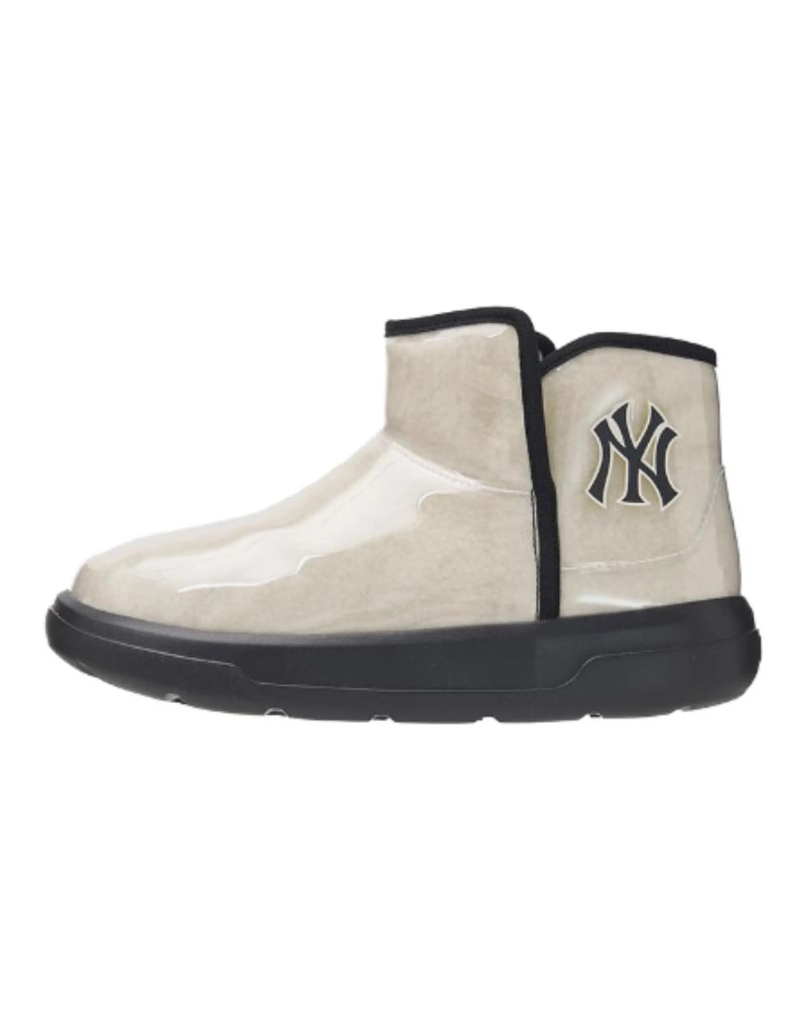 MLB New York Yankees Warm Slip-Resistant Comfortable Fashion Short-Cut Snow Boots Women's White