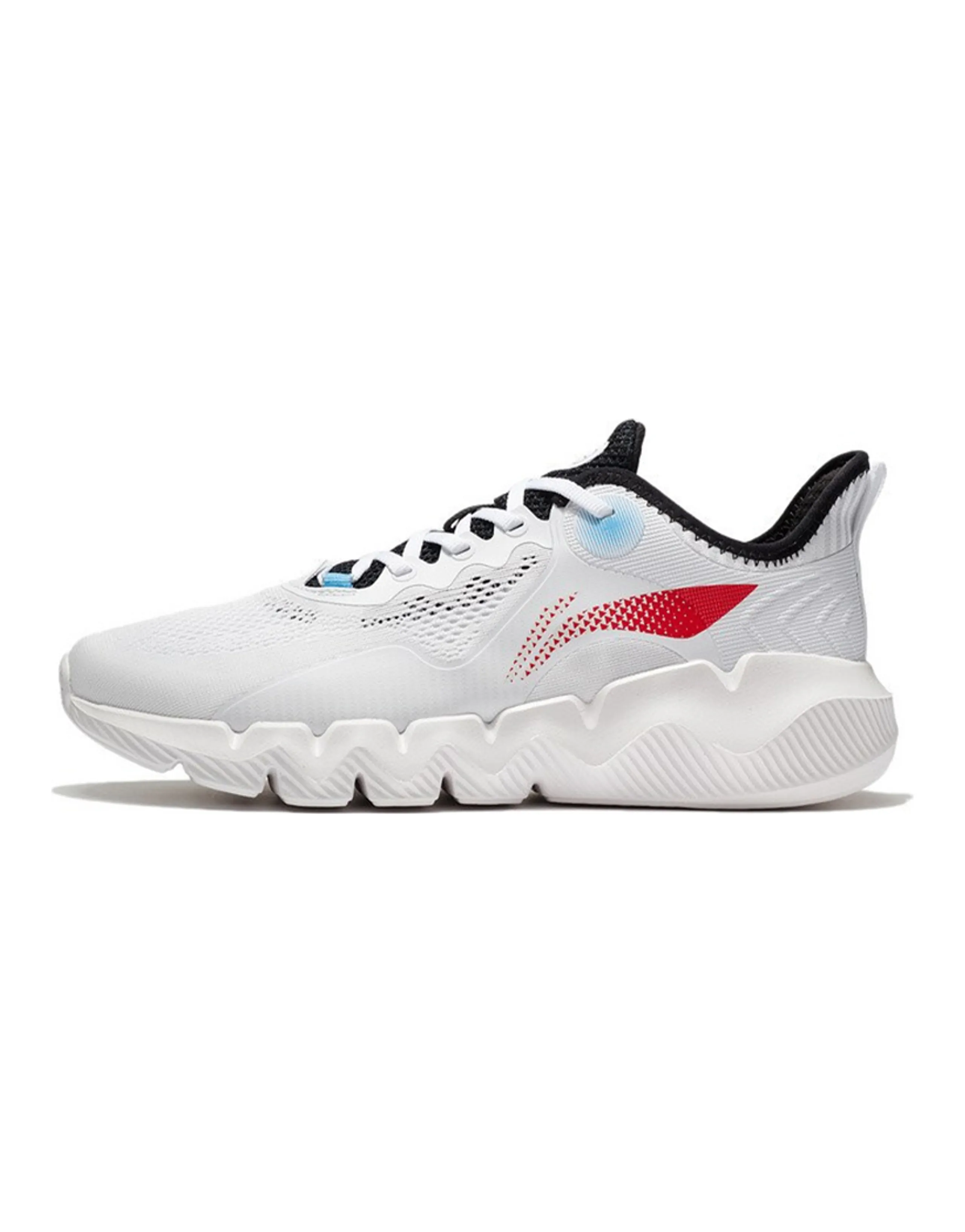 LiNing Cushioning Anti-Slip And Wear-Resistant Low-Top Casual Shoes Men's White
