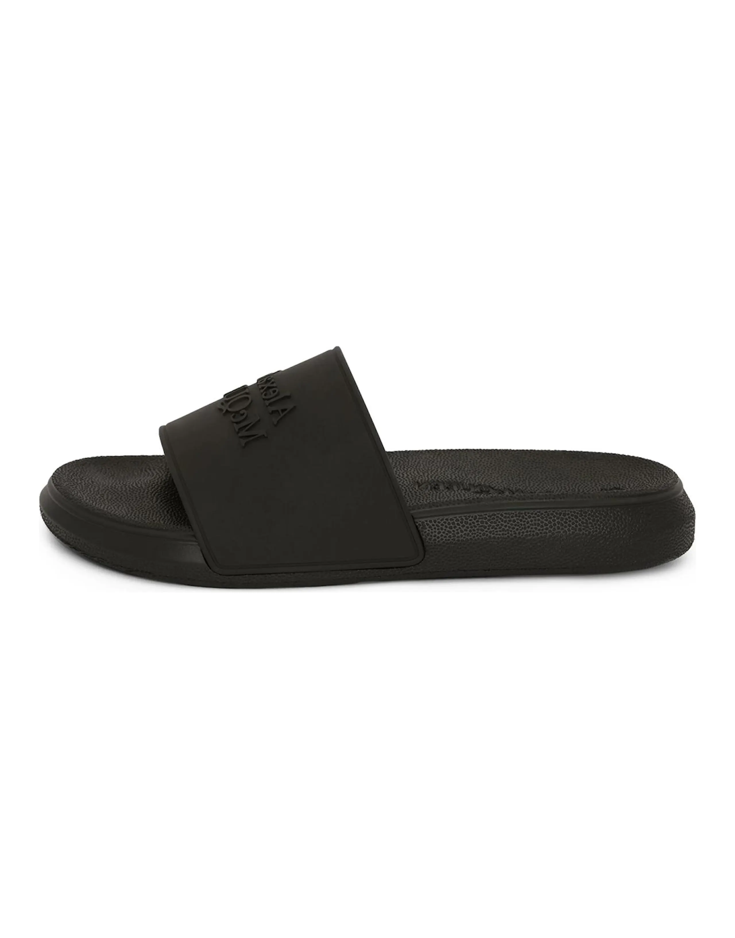 Alexander McQueen Pool Slide Black Women's